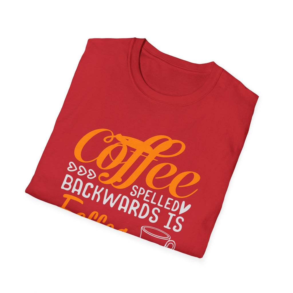 Eeffoc Coffee T-Shirt, Unisex Tee, Caffeine Lover Shirt, Funny Graphic Tee, Coffee Gift for Men and Women