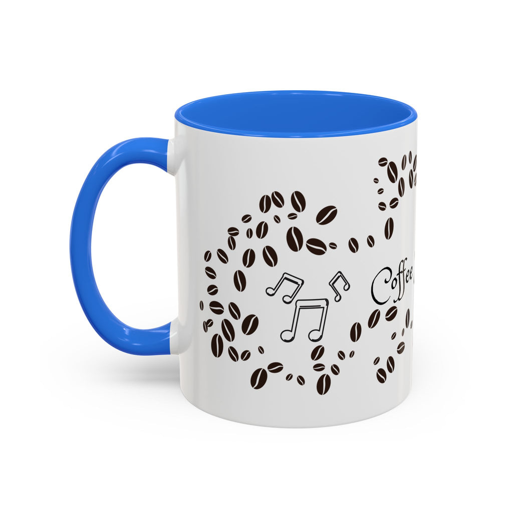 Coffee Sings to Me Mug — 11oz/15oz Ceramic Coffee Bean Music Mug