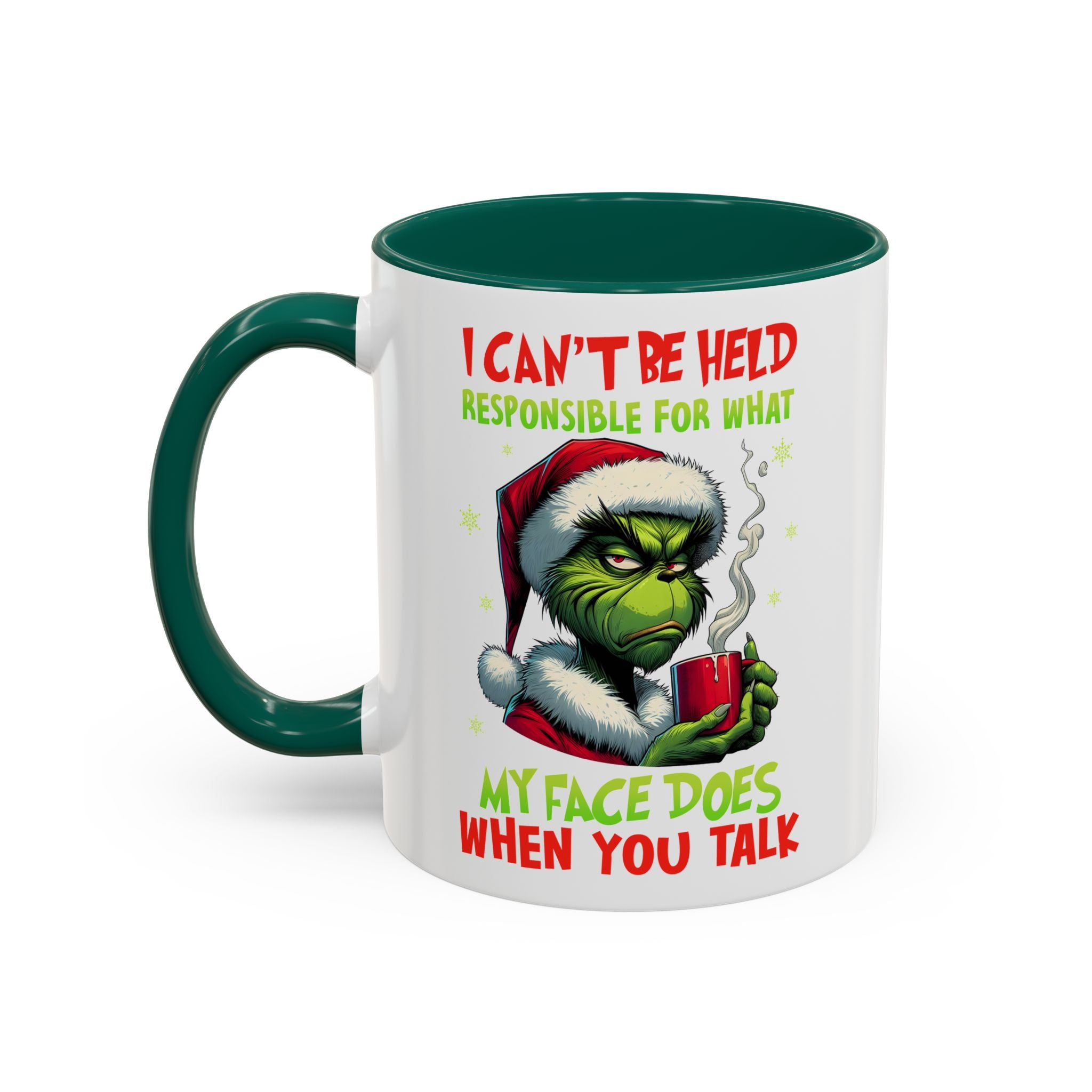 Colorful Grinch Mugs - Perfect for the Holidays, Funny Gift, Coffee Mug, Christmas Present, Office Humor, Grinch Lover