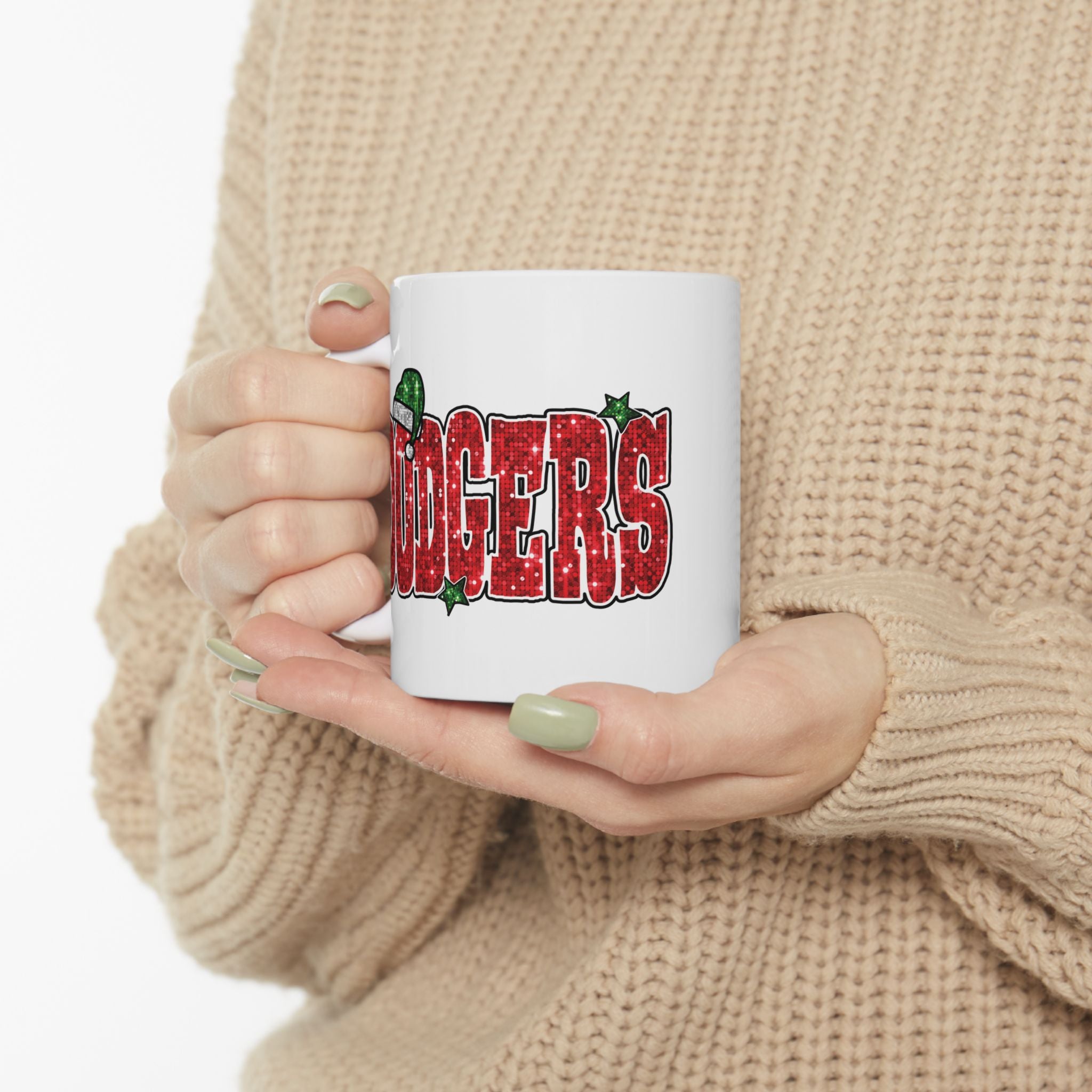 Doyers Festive Holiday Mug - Perfect for Christmas Cheer, Gift for Coffee Lovers, Cute Seasonal Drinkware, LA Dodgers, Holiday Decor