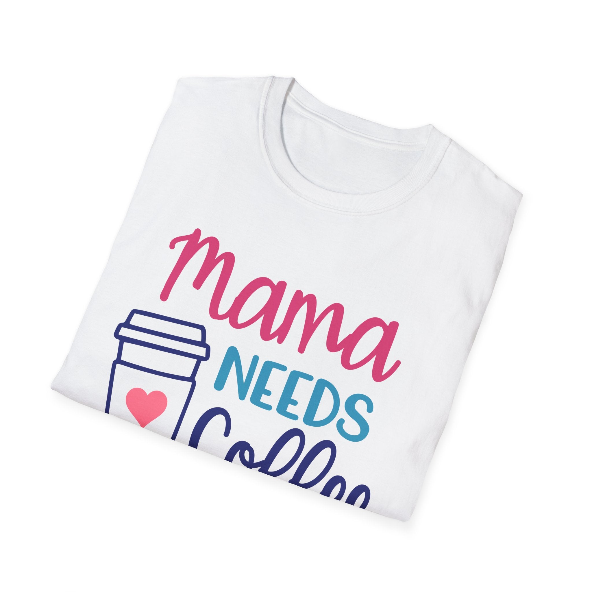 Moma Needs lots Of Coffee - Unisex Softstyle T-Shirt