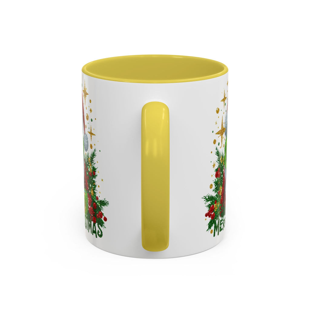 Grinchy Christmas Mug - 11oz & 15oz, Holiday Gift, Festive Beverage Cup, Winter Decorations, Fun Coffee Mug, Grinch Lover Gift