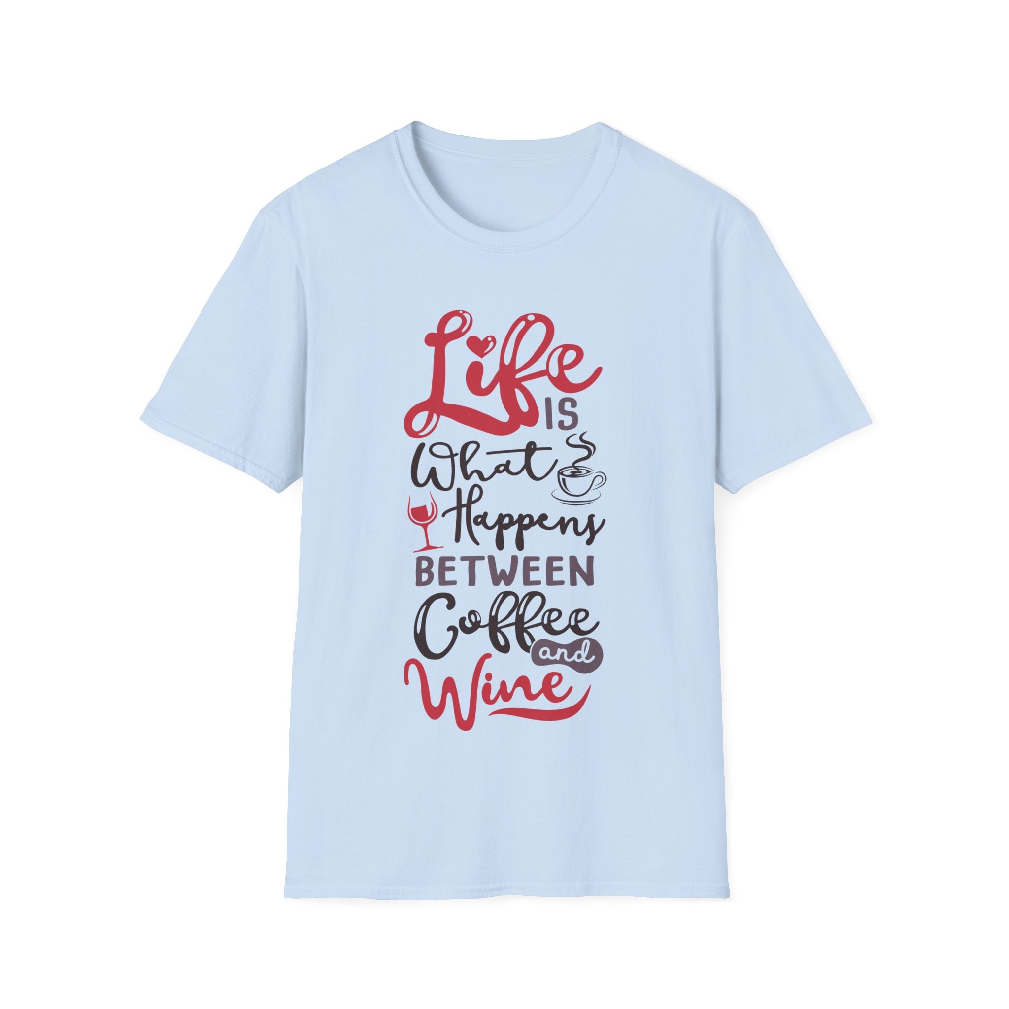 Coffee and Wine - Men's and Woman's Soft style T-Shirt