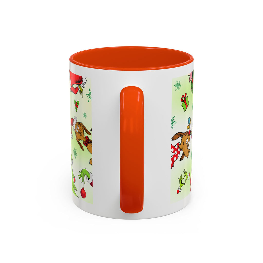 Whimsical The Grinch Mugs, Funny Holiday Gift, Christmas Coffee Cup, Festive Drinkware, Grinch Themed Mug