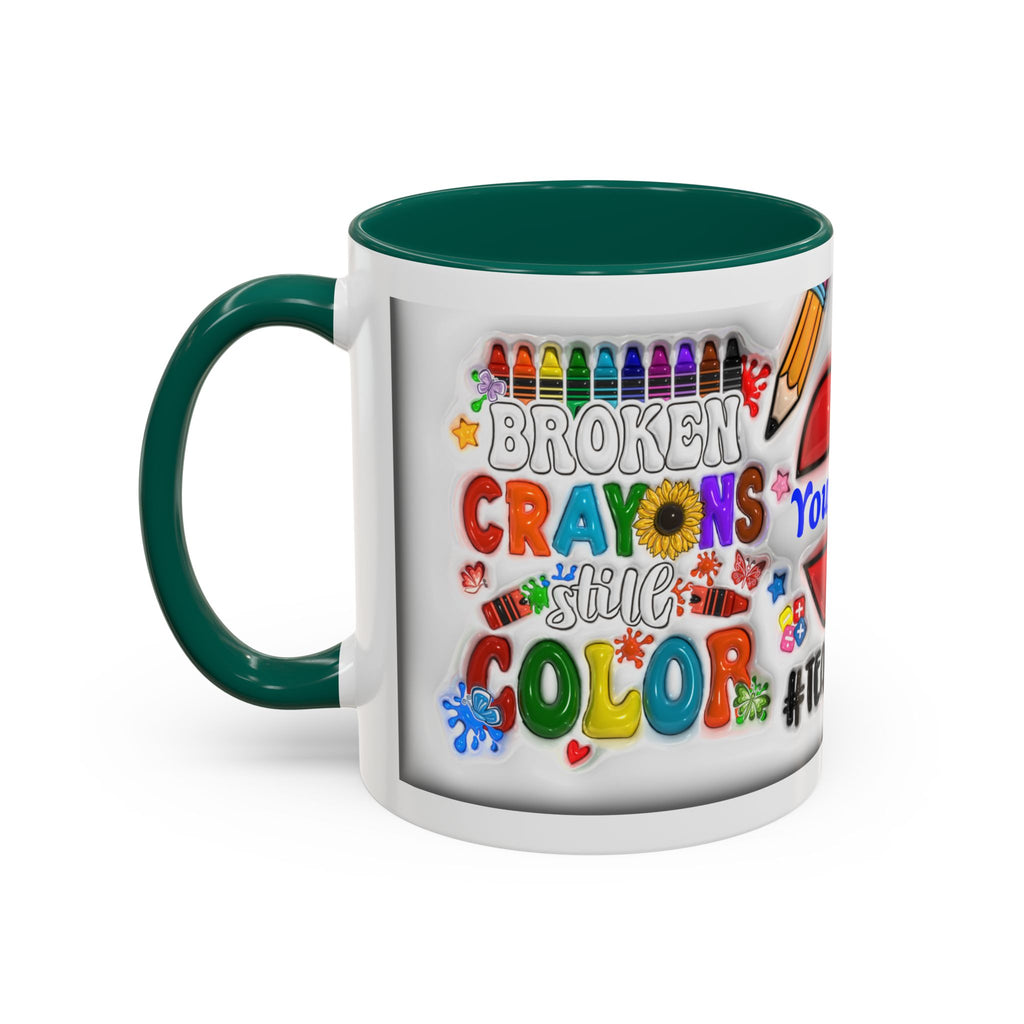 Personalized Teacher Mugs | Colorful 11oz & 15oz Coffee Cups | Fun Gift for Educators | Back to School | Teacher Appreciation