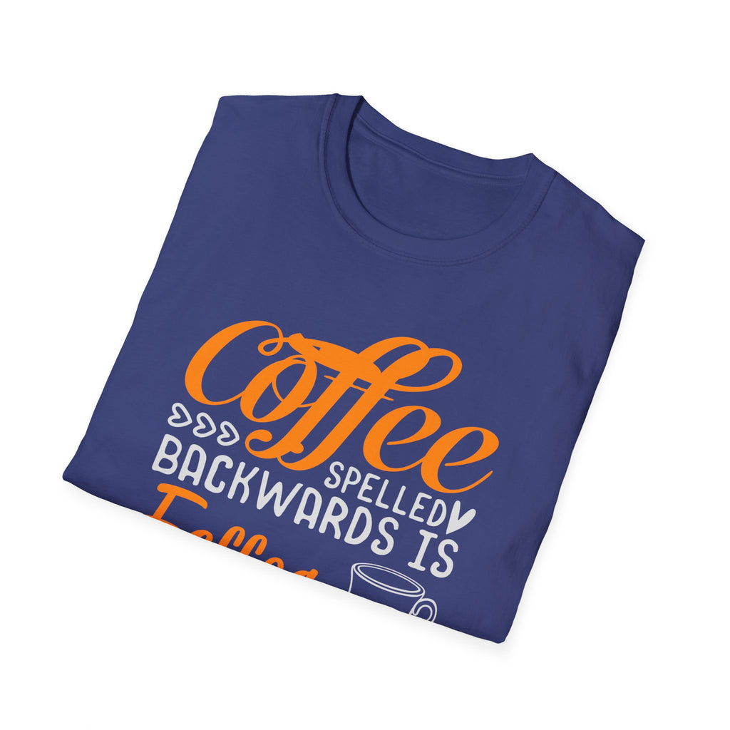 Eeffoc Coffee T-Shirt, Unisex Tee, Caffeine Lover Shirt, Funny Graphic Tee, Coffee Gift for Men and Women