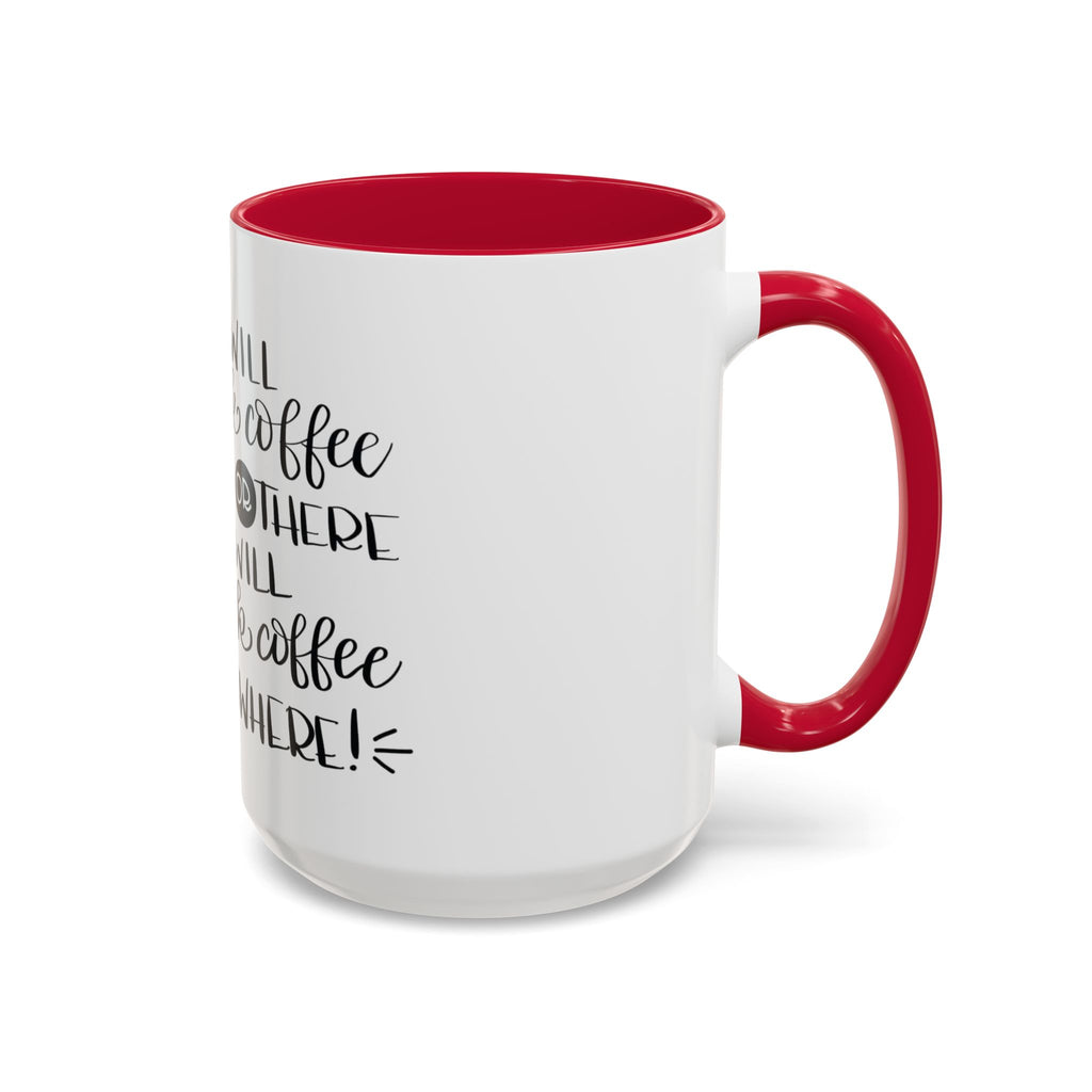 Cat in Hat Coffee Mug — "I Will Drink Coffee Here or There" 11/15oz Color Accent