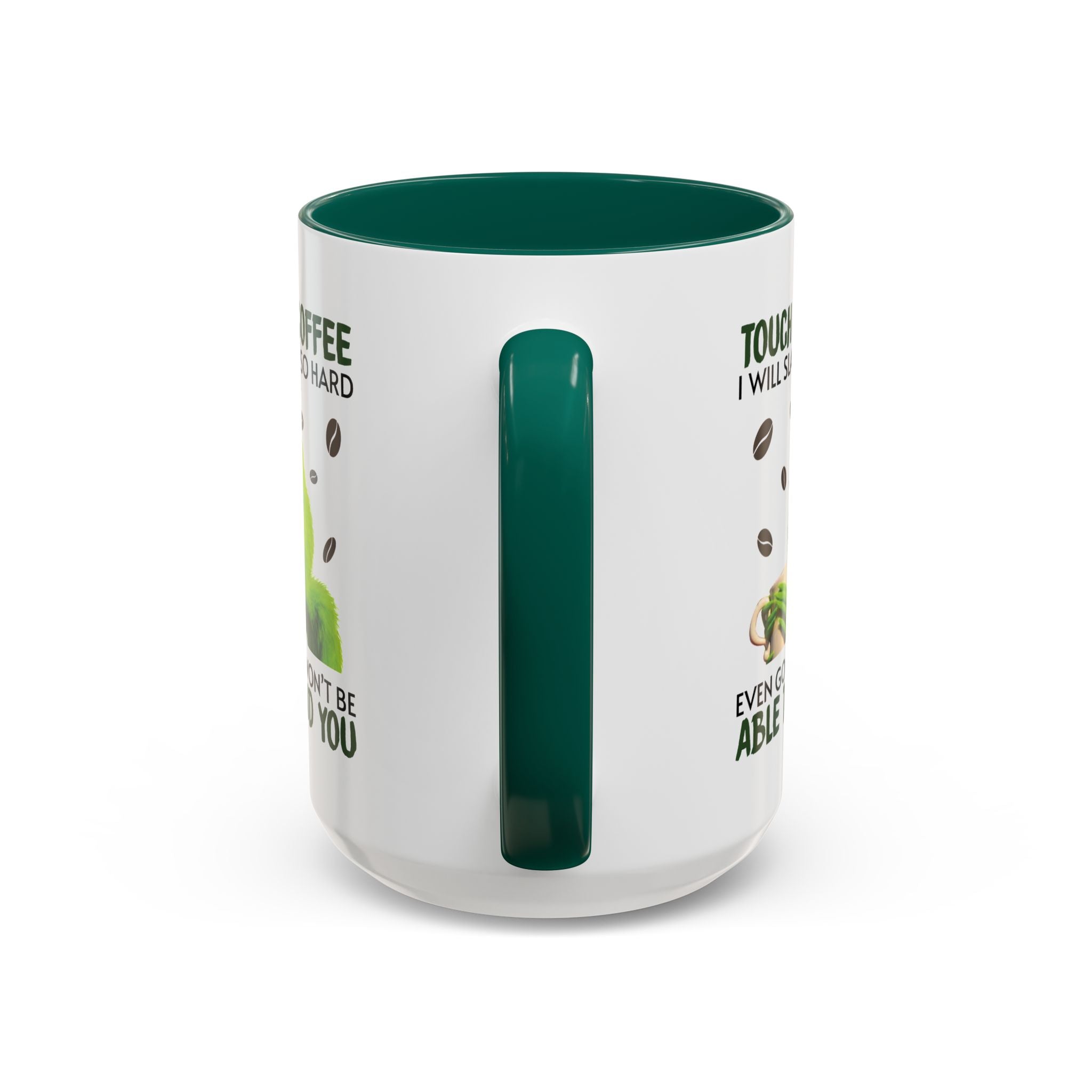 Funny Quote Mugs, Unique Coffee Cups, Gift for Coffee Lovers, Humorous Mug, Grinch Inspired Ceramics