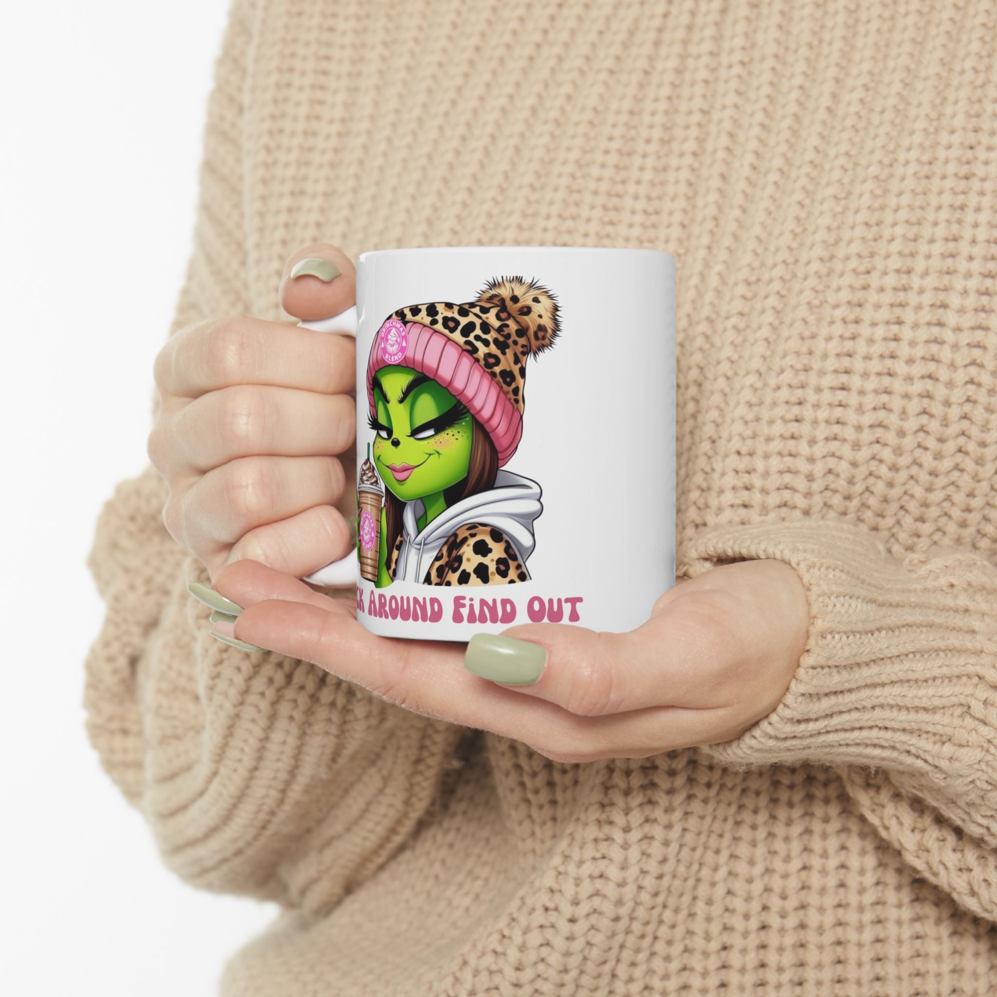 FA/FO Fun and Sassy Ceramic Mug | Cute Coffee Cup | Gift for Crazy Plant Lovers | Motivational Mug | Home Decor | Birthday Gift