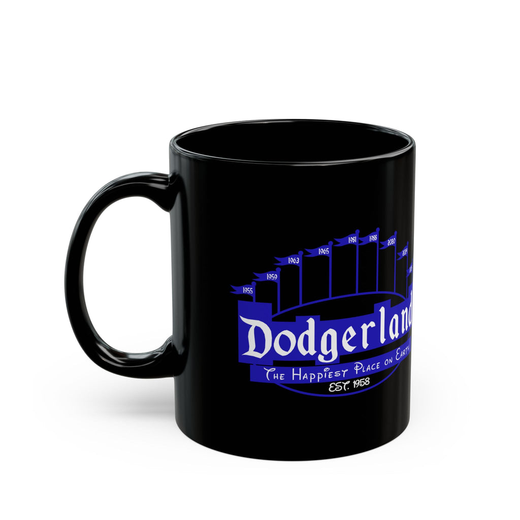 Dodgerland Logo Mug | Black Ceramic Coffee Mug