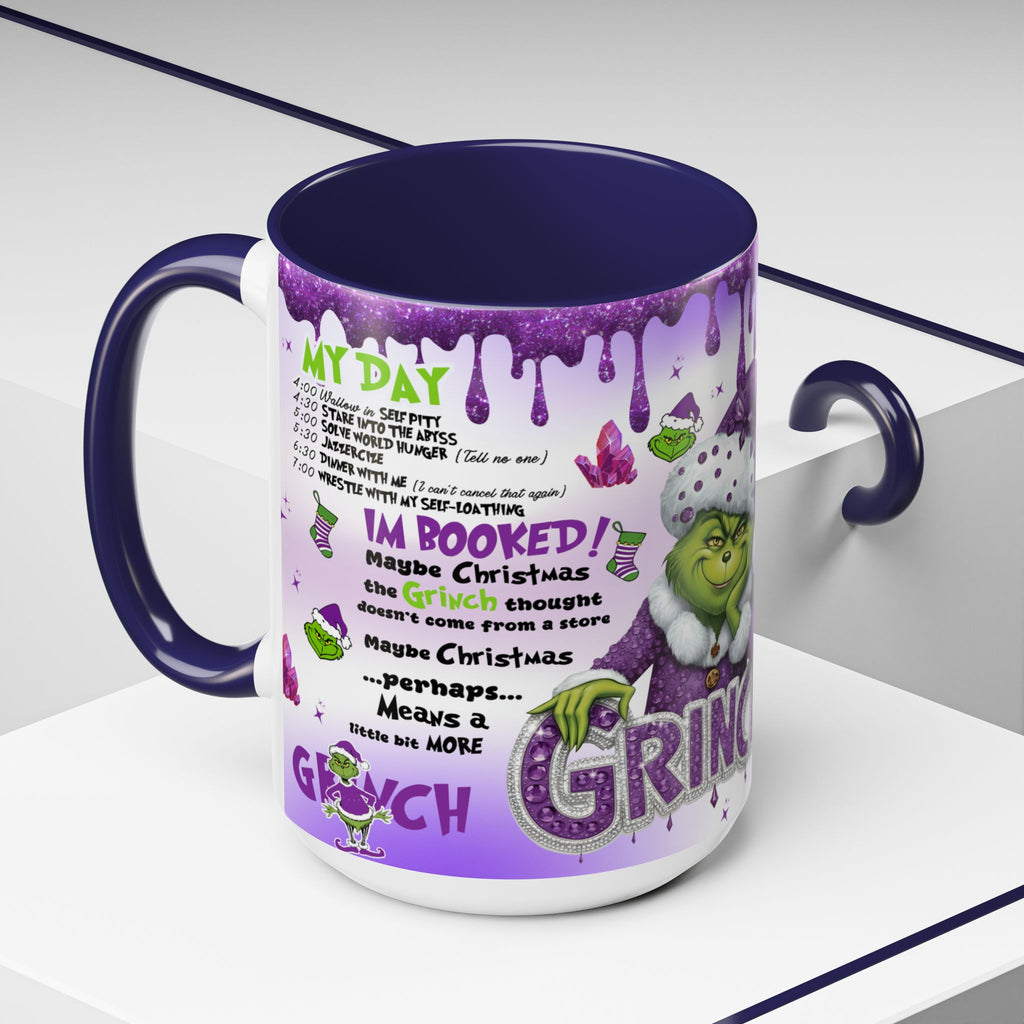 Grinchy Coffee Mug - Fun Holiday Mug, Christmas Gift, Office Decor, Grinch Lovers, DNA Test Humor
