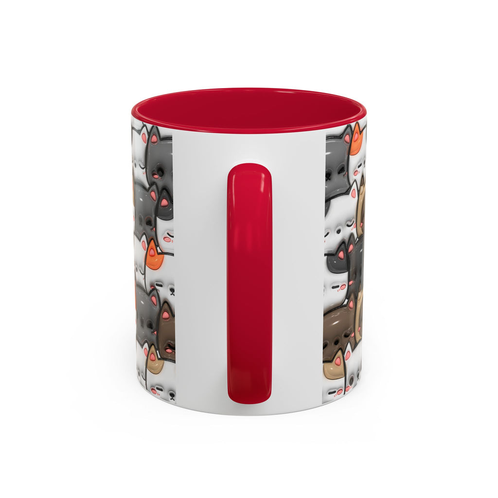 Colorful Cat Mugs - Cute Pet Lover Gift, Cat-Themed Coffee Cup, Cat Lover's Mug, Fun Kitchen Decor, Feline Art Drinkware