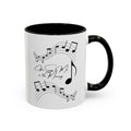 Coffee Sings to Me in the Morning - White Ceramic Mug Many Colors