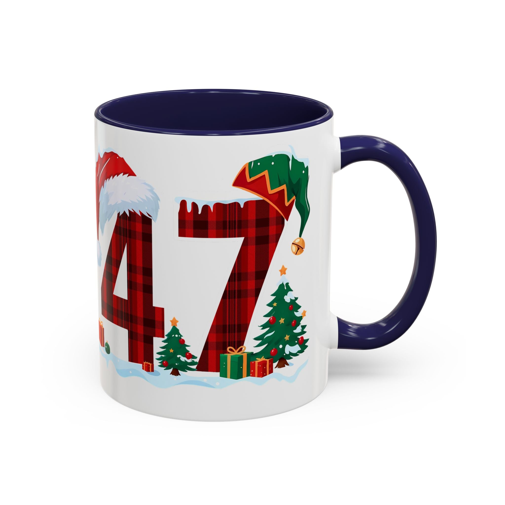 President 47 Trump Christmas Mug | Accent Coffee Mug
