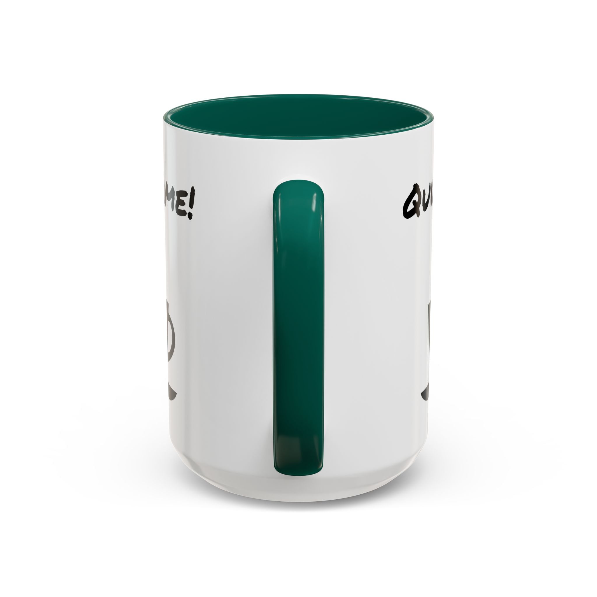 Quiet Time Coffee Mug — Black Accent 11oz/15oz