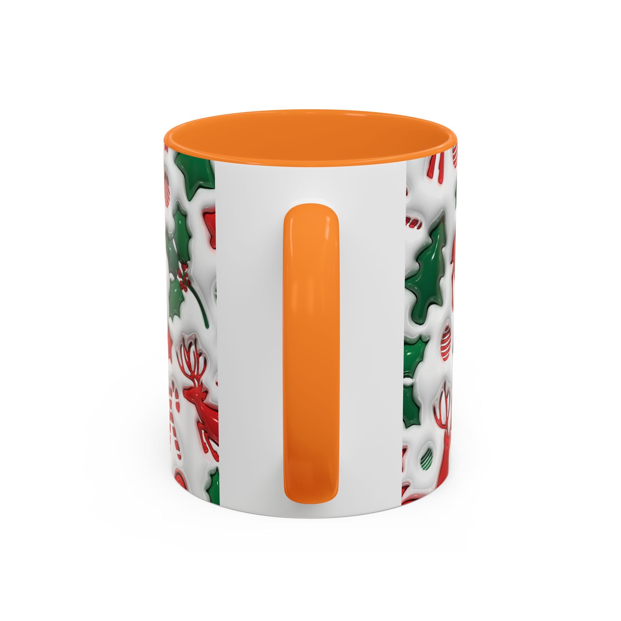 Festive Holiday Mugs, Christmas Coffee Cups, Colorful Reindeer and Candy Cane Design, Cozy Winter Drinkware, Perfect Gift for Holidays