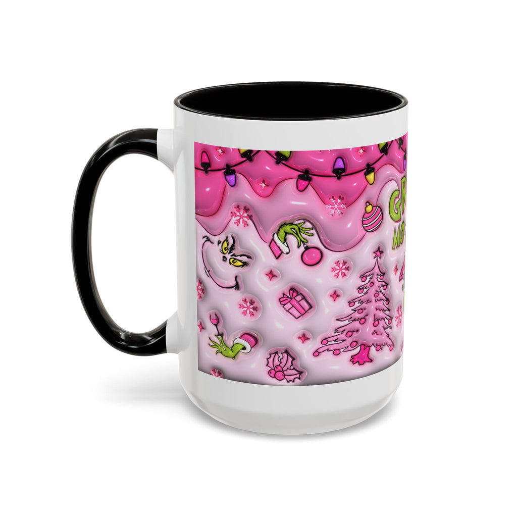 Colorful Grinch Mug, Holiday Gift, Whimsical Drinkware, Festive Coffee Cup, Christmas Decor, Grinch Mode Mug