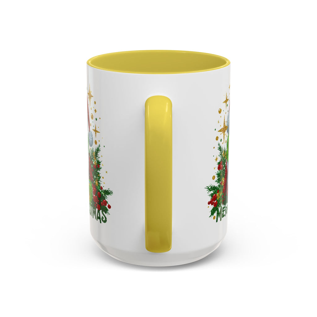Grinchy Christmas Mug - 11oz & 15oz, Holiday Gift, Festive Beverage Cup, Winter Decorations, Fun Coffee Mug, Grinch Lover Gift