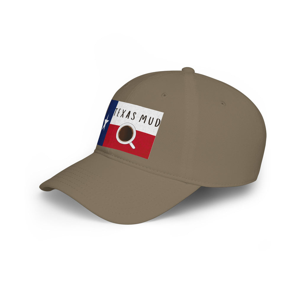 Texas Mud Coffee Flag Cap — Low Profile Baseball Hat