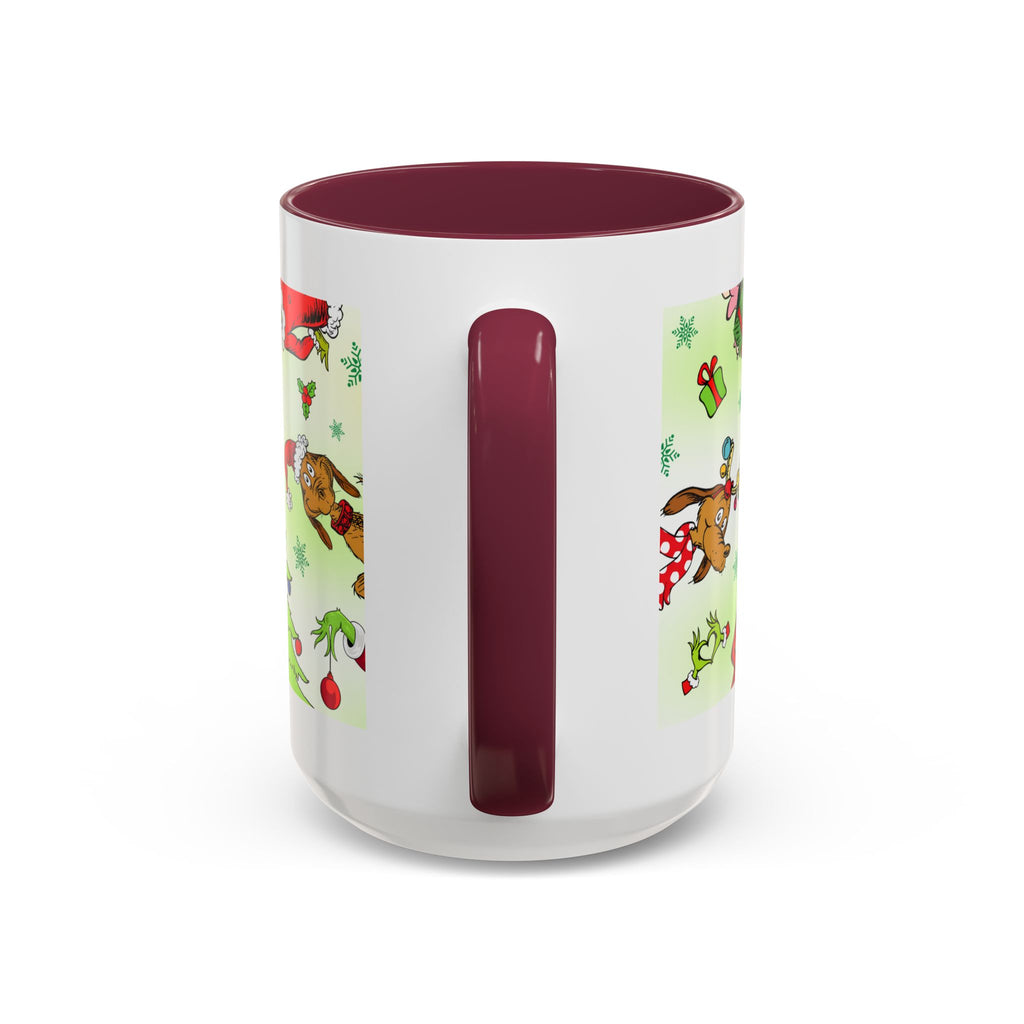 Whimsical The Grinch Mugs, Funny Holiday Gift, Christmas Coffee Cup, Festive Drinkware, Grinch Themed Mug