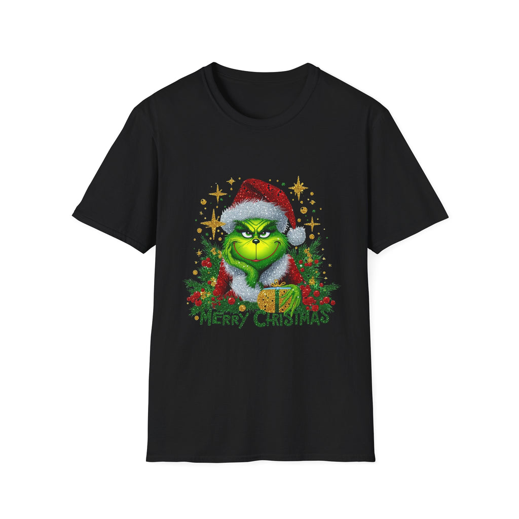 Grinch Christmas T-Shirt | Unisex Softstyle Tee | Merry Christmas Tee | Holiday Gift | Festive Apparel | Cute Grinch Shirt | Xmas Fashion