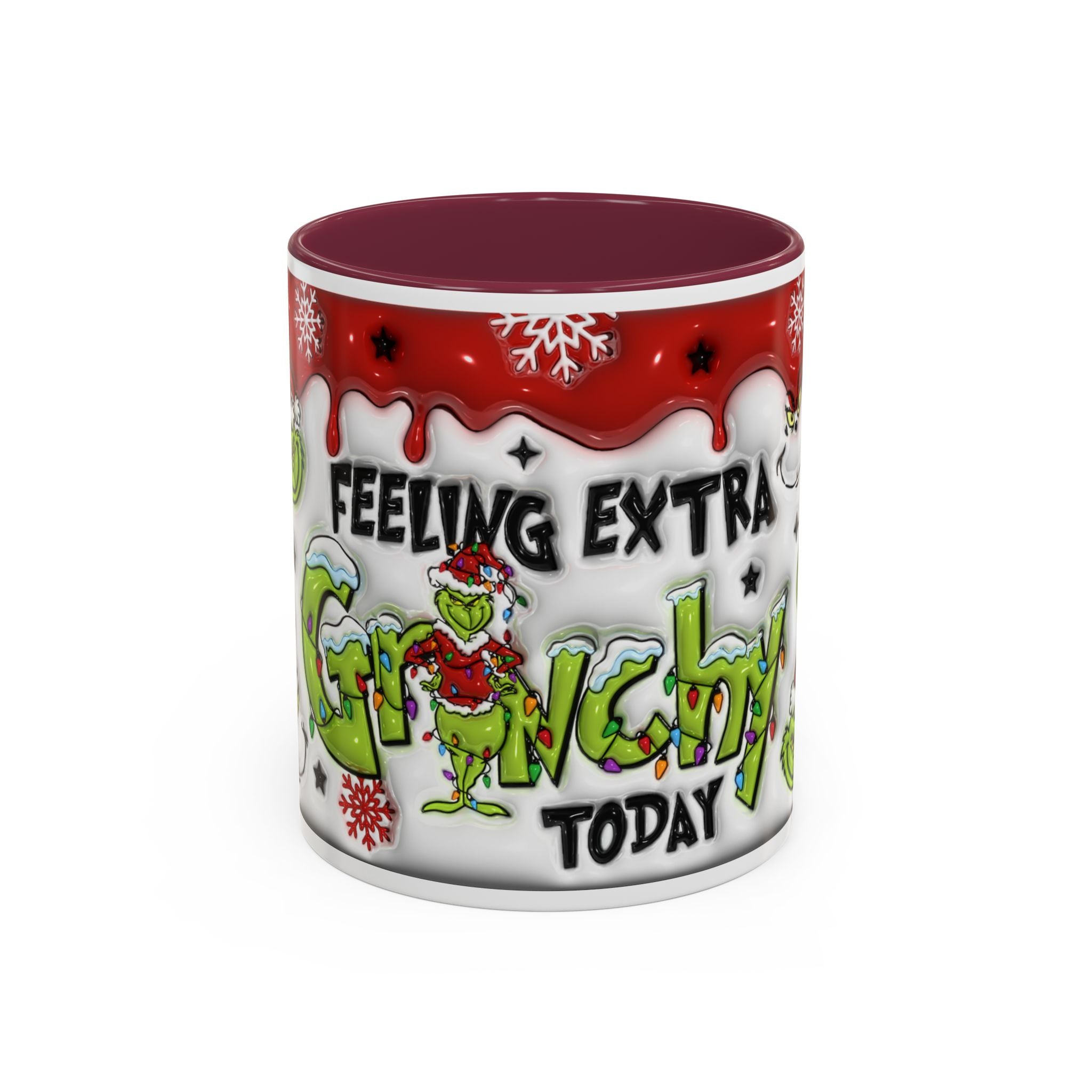 Grinch Holiday Mug - Feeling Extra Grinchy Today! Christmas Gift, Funny Coffee Cup, Holiday Decor, Winter Warmth