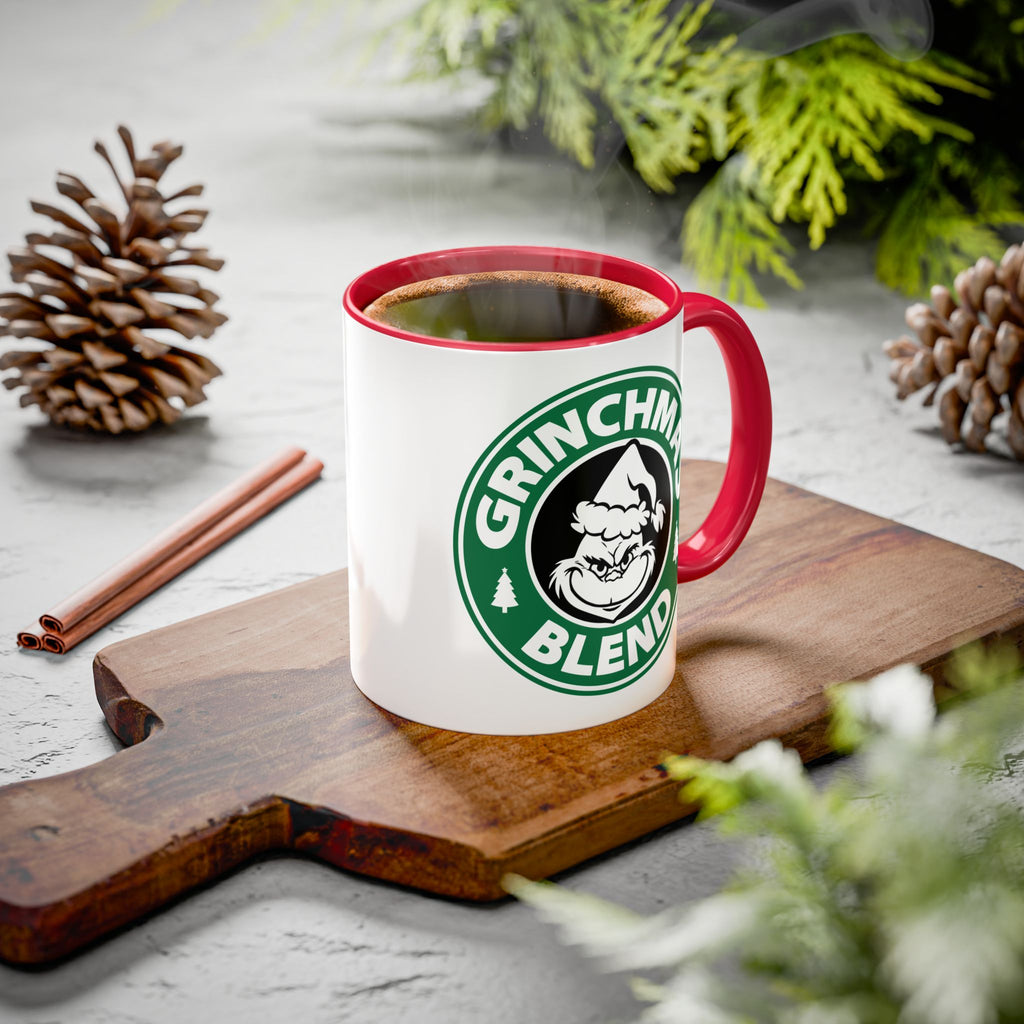 Christmas Grinch Coffee Mug, Colorful 11oz & 15oz Mugs, Holiday Gift, Funny Grinchmas Mug, Winter Decor, Unique Coffee Cup