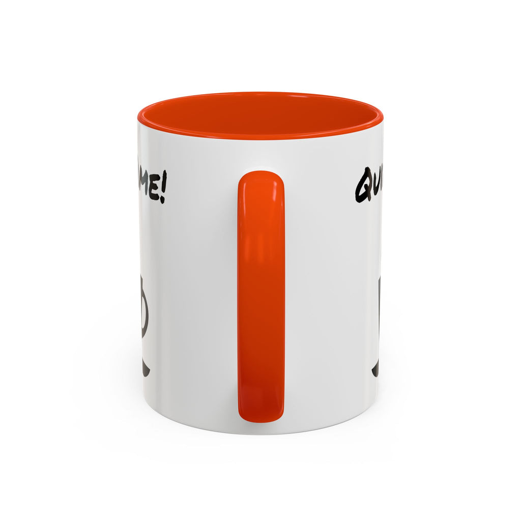 Quiet Time Coffee Mug — Black Accent 11oz/15oz