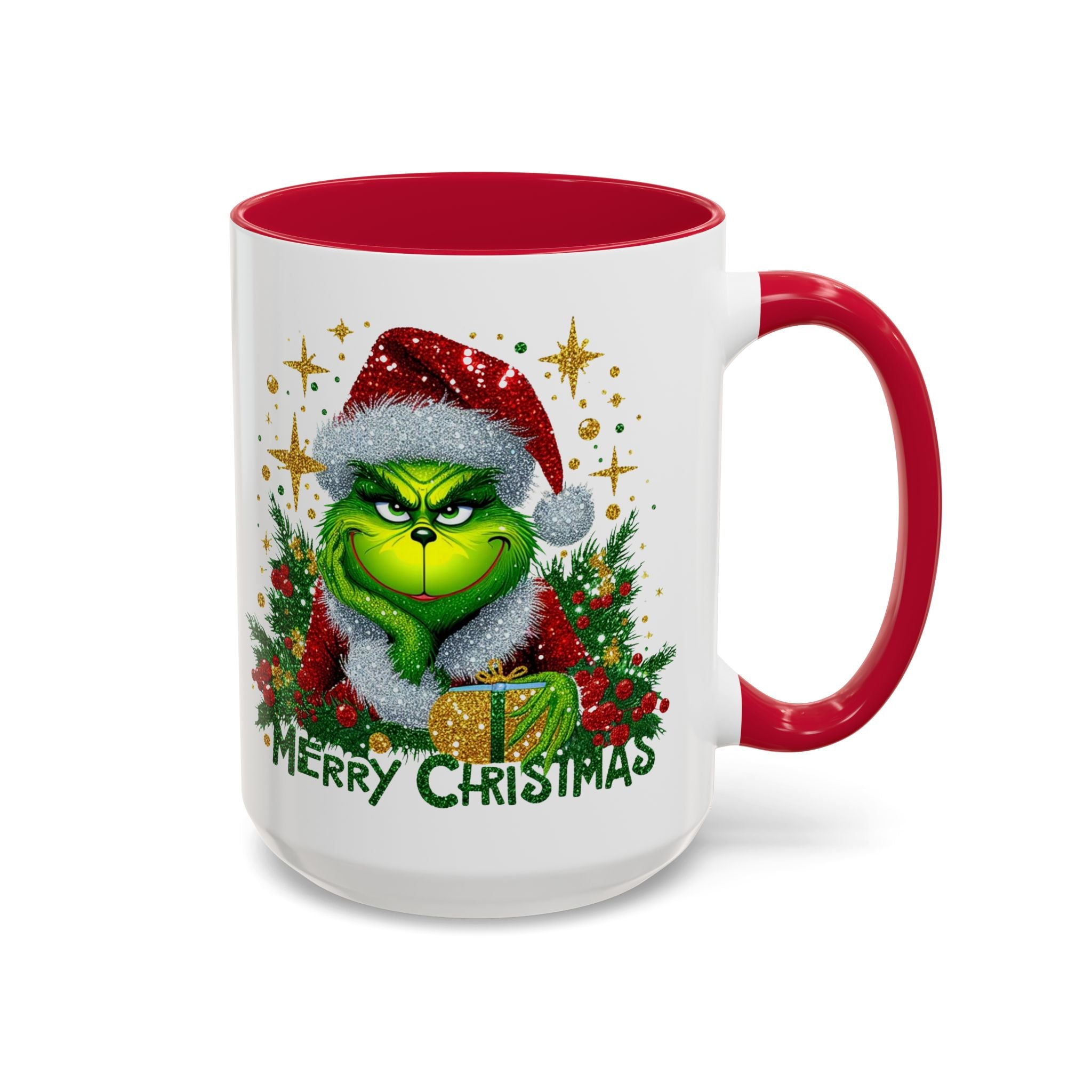 Grinchy Christmas Mug - 11oz & 15oz, Holiday Gift, Festive Beverage Cup, Winter Decorations, Fun Coffee Mug, Grinch Lover Gift
