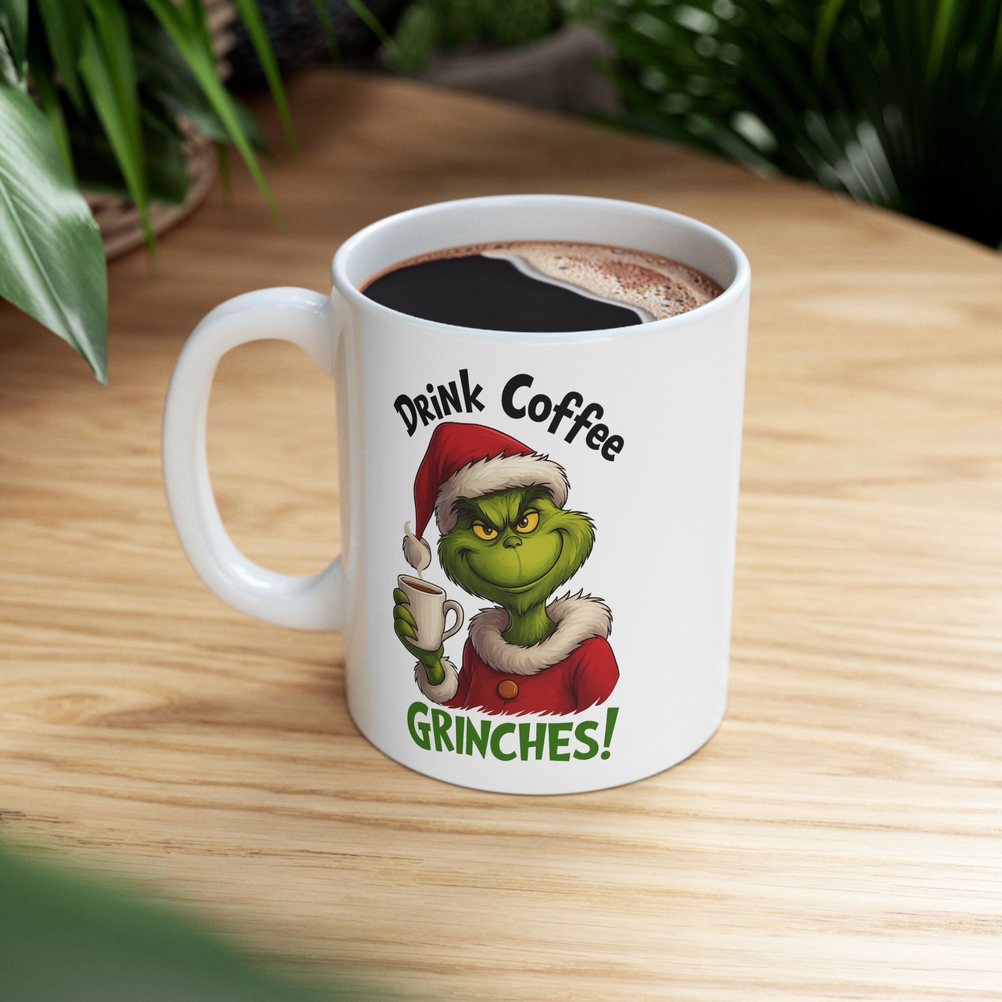 Grinch Coffee Ceramic Mug - Perfect Holiday Gift, Xmas Mug, Funny Coffee Cup, Grinch Lovers, Christmas Decor