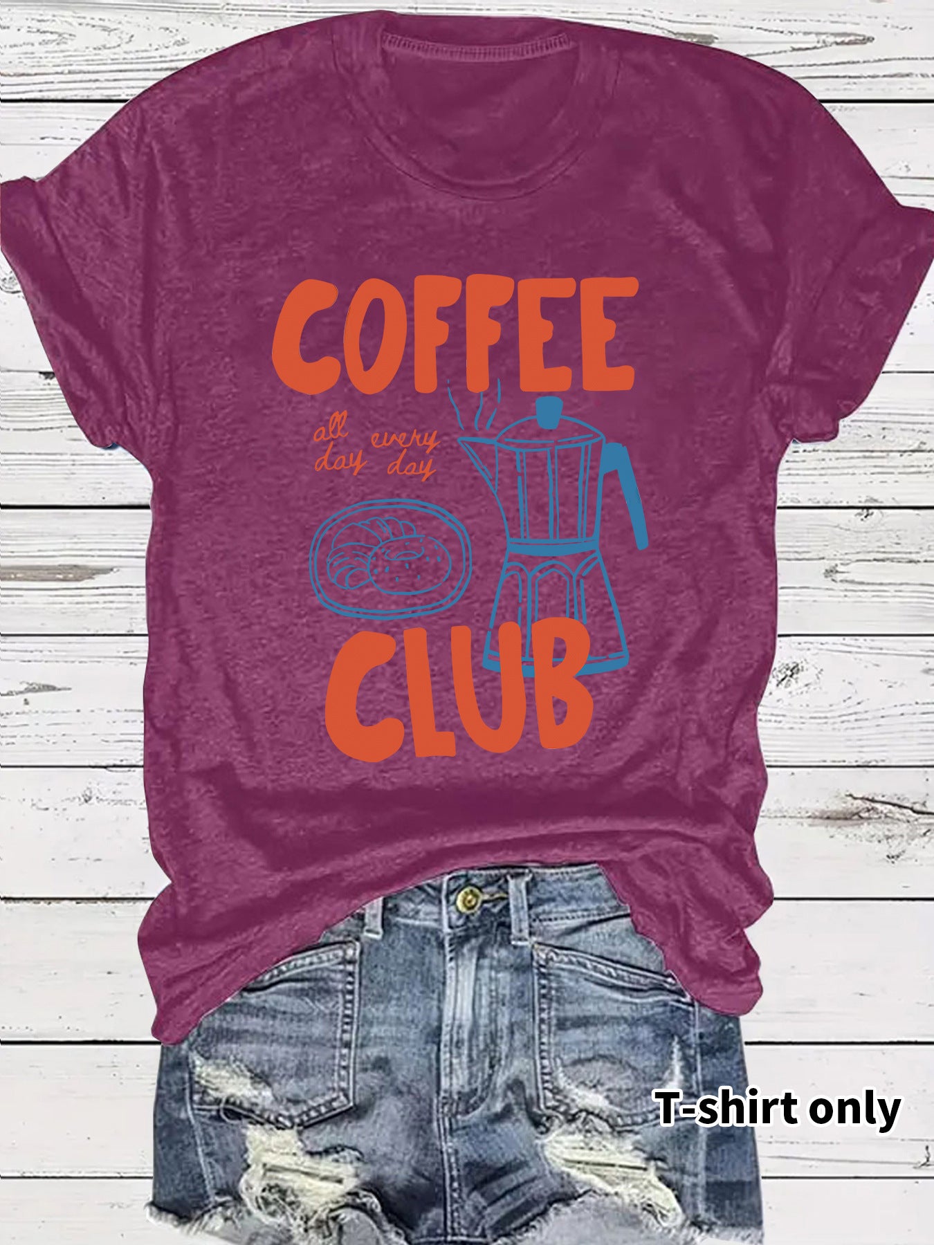 Coffee Club short sleeved women's