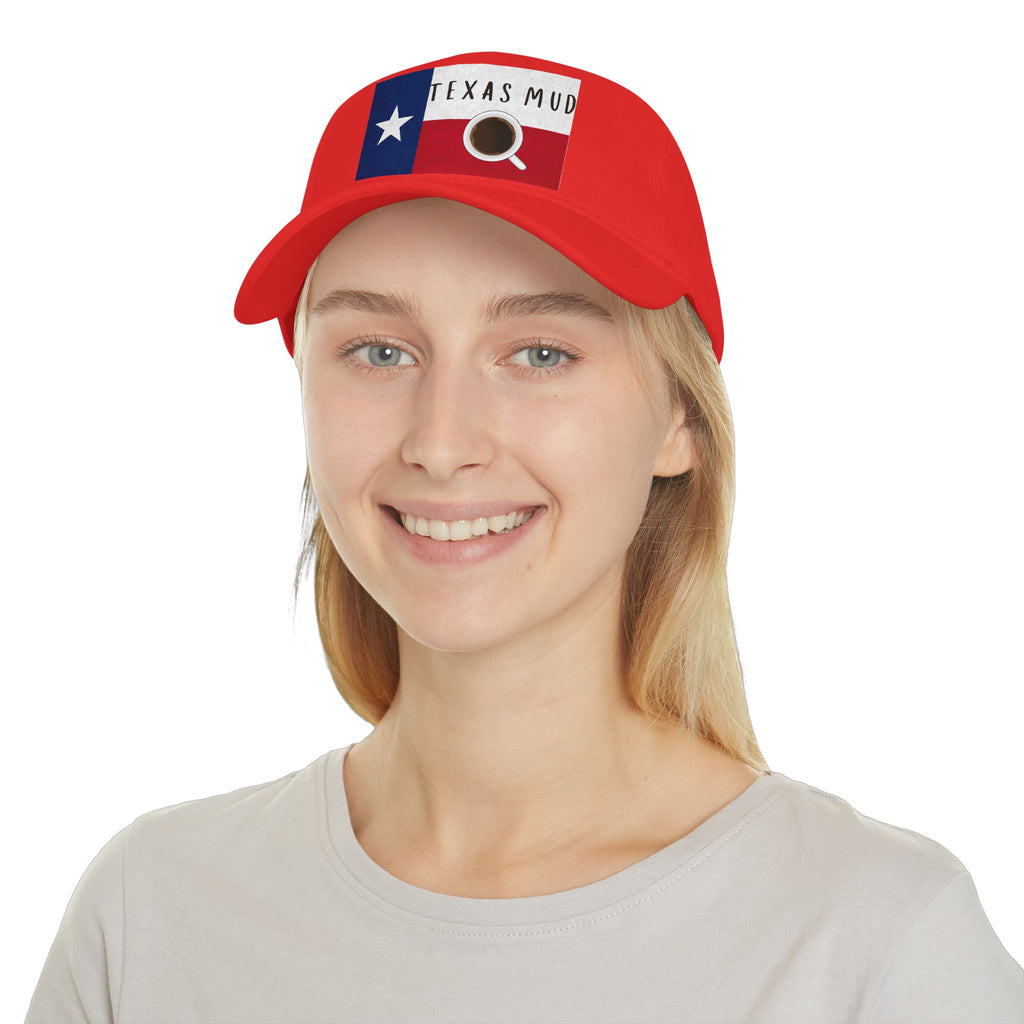 Texas Mud Coffee Flag Cap — Low Profile Baseball Hat