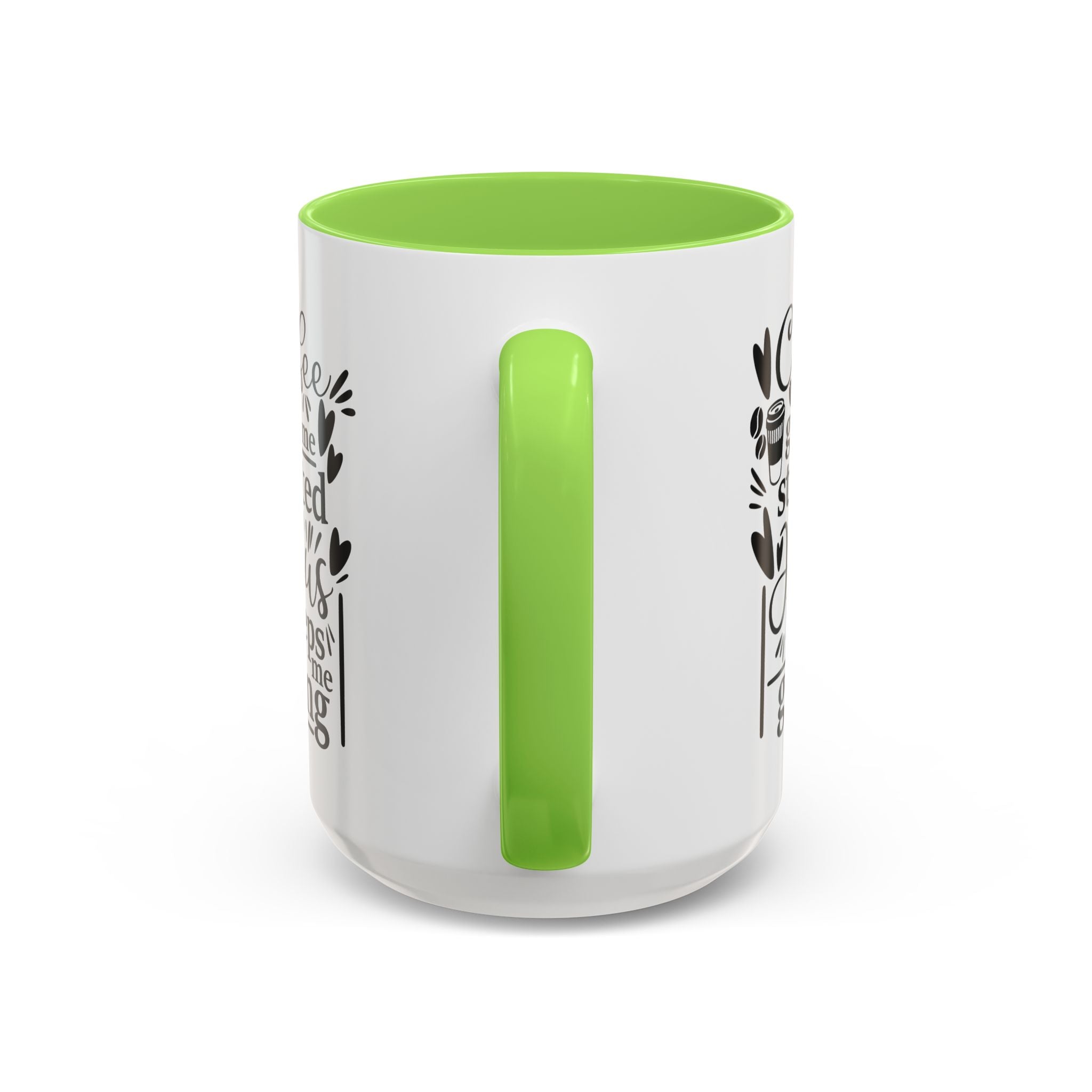 Faithful Morning Mug, Christian Coffee Cup, Religious Tea Mug, Jesus and Coffee Drinkware, Colorful Ceramic Mug