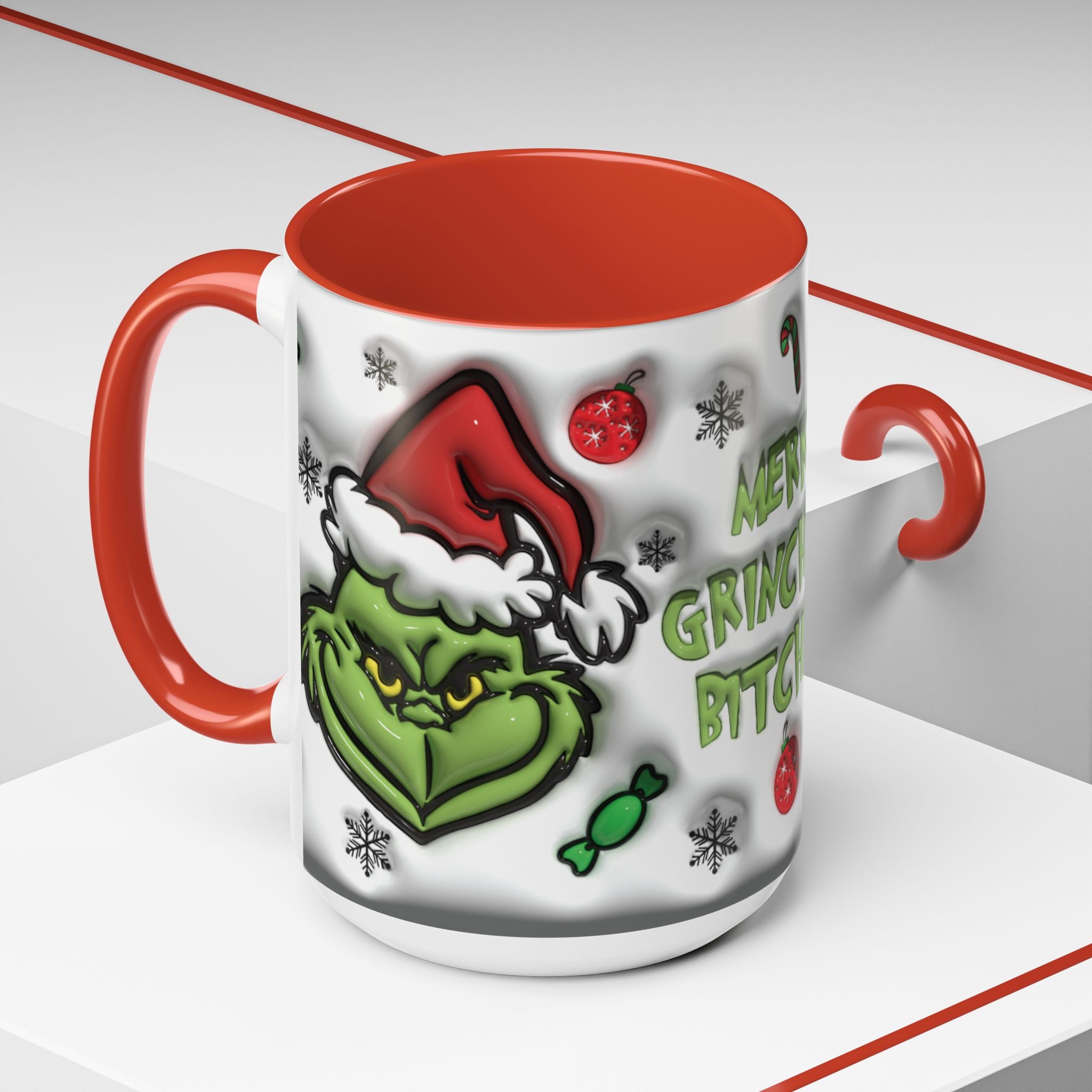 Merry Grinchmas Coffee Mug - Holiday Gift for Christmas Lovers, Fun Ceramic Mug, Grinch-Themed Drinkware, Funny Coffee Cup