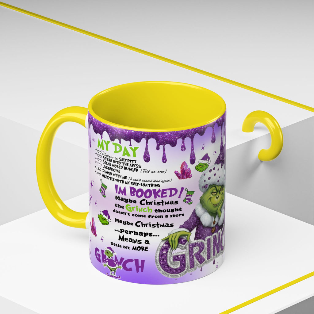 Grinchy Coffee Mug - Fun Holiday Mug, Christmas Gift, Office Decor, Grinch Lovers, DNA Test Humor