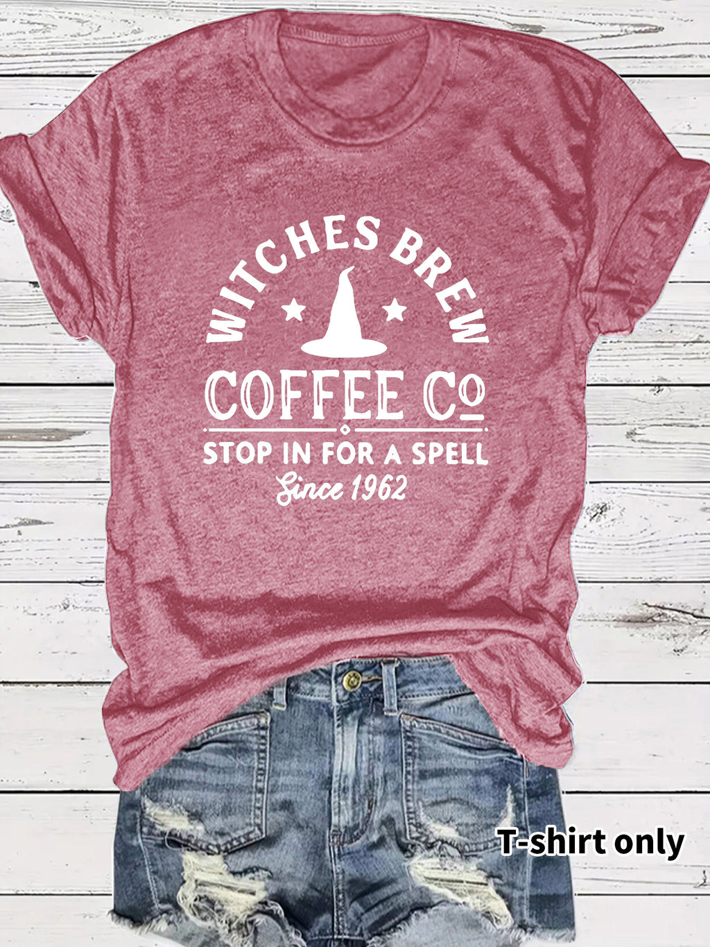 T-shirt women COFFEE CO letters