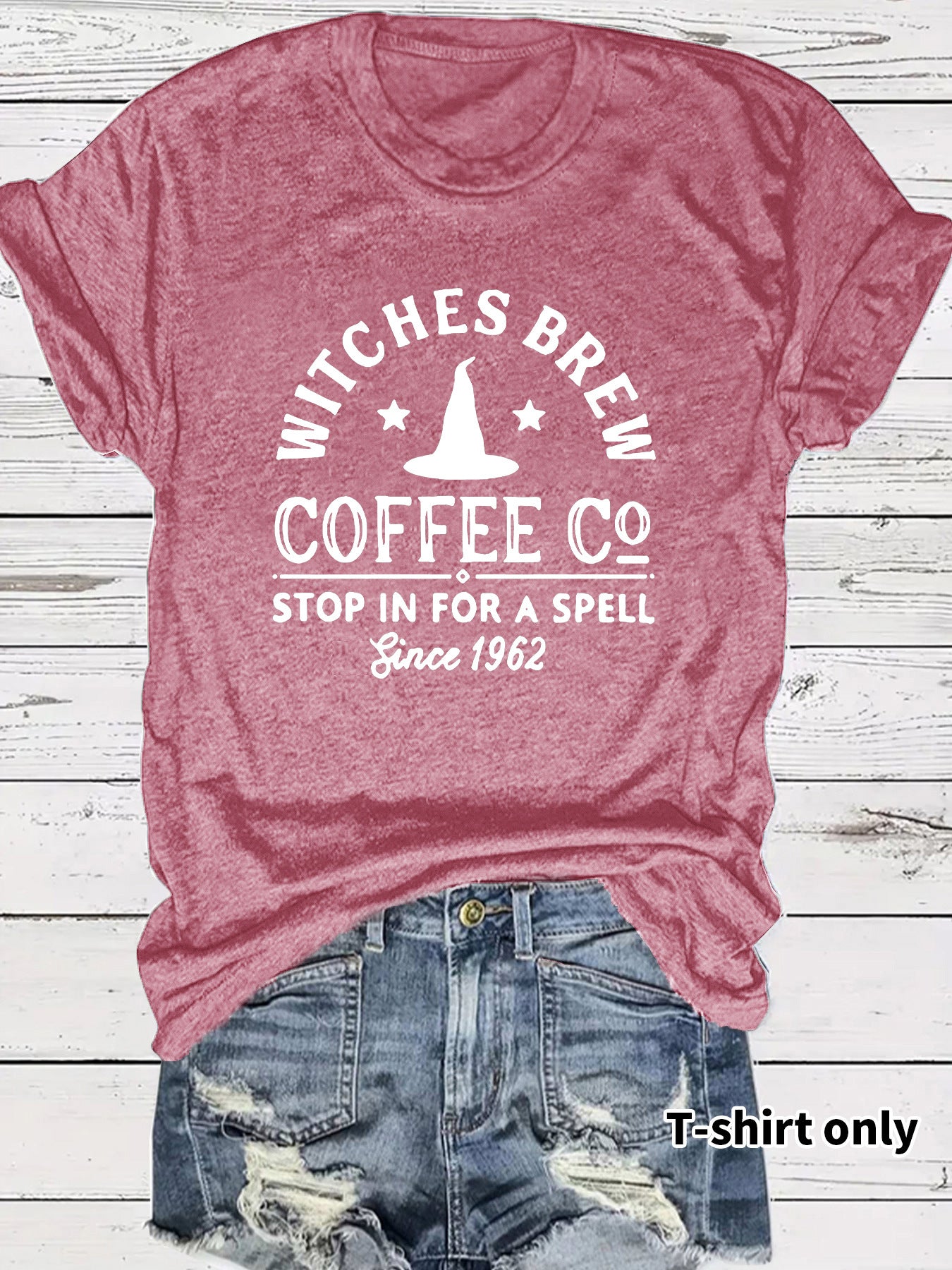 T-shirt women COFFEE CO letters