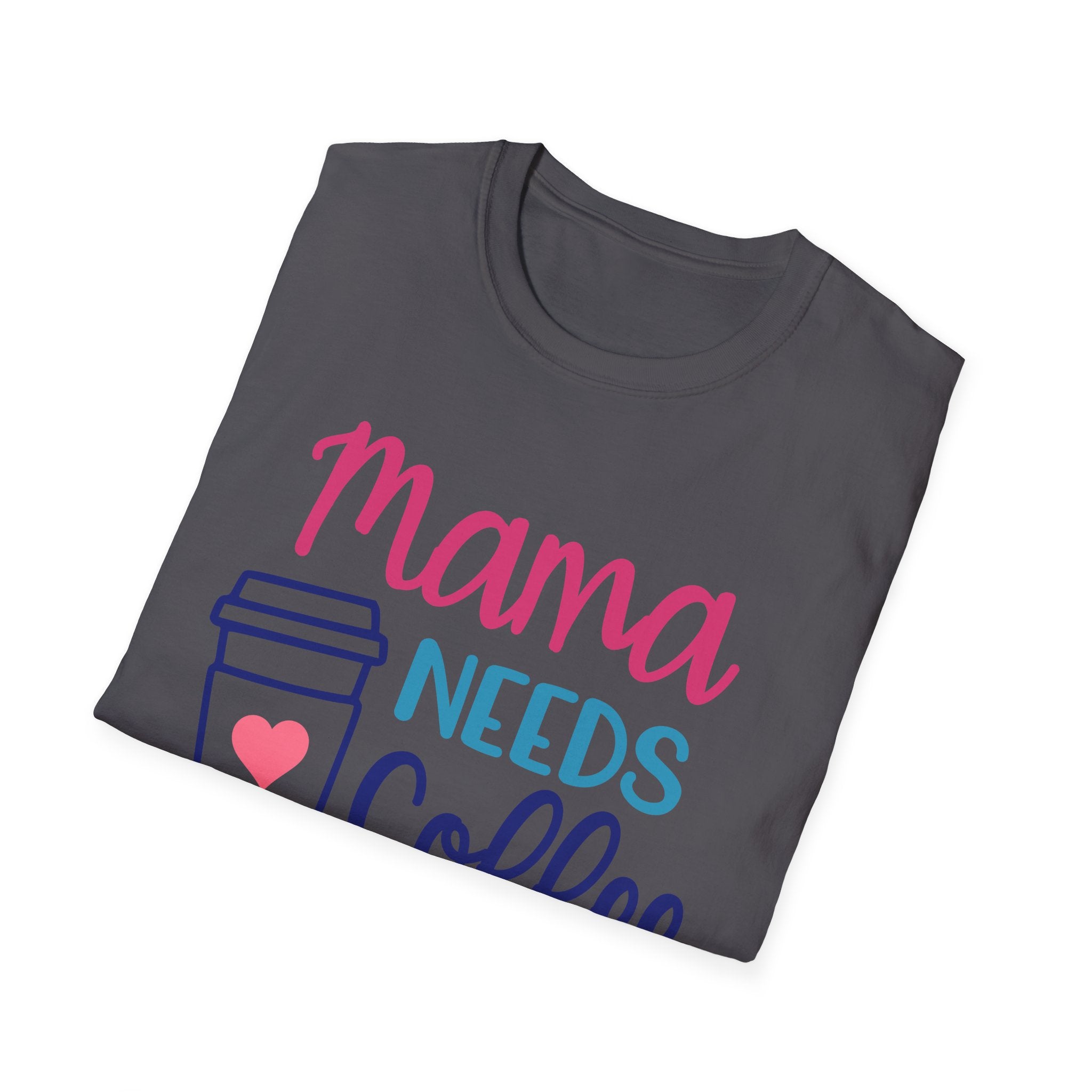 Moma Needs lots Of Coffee - Unisex Softstyle T-Shirt