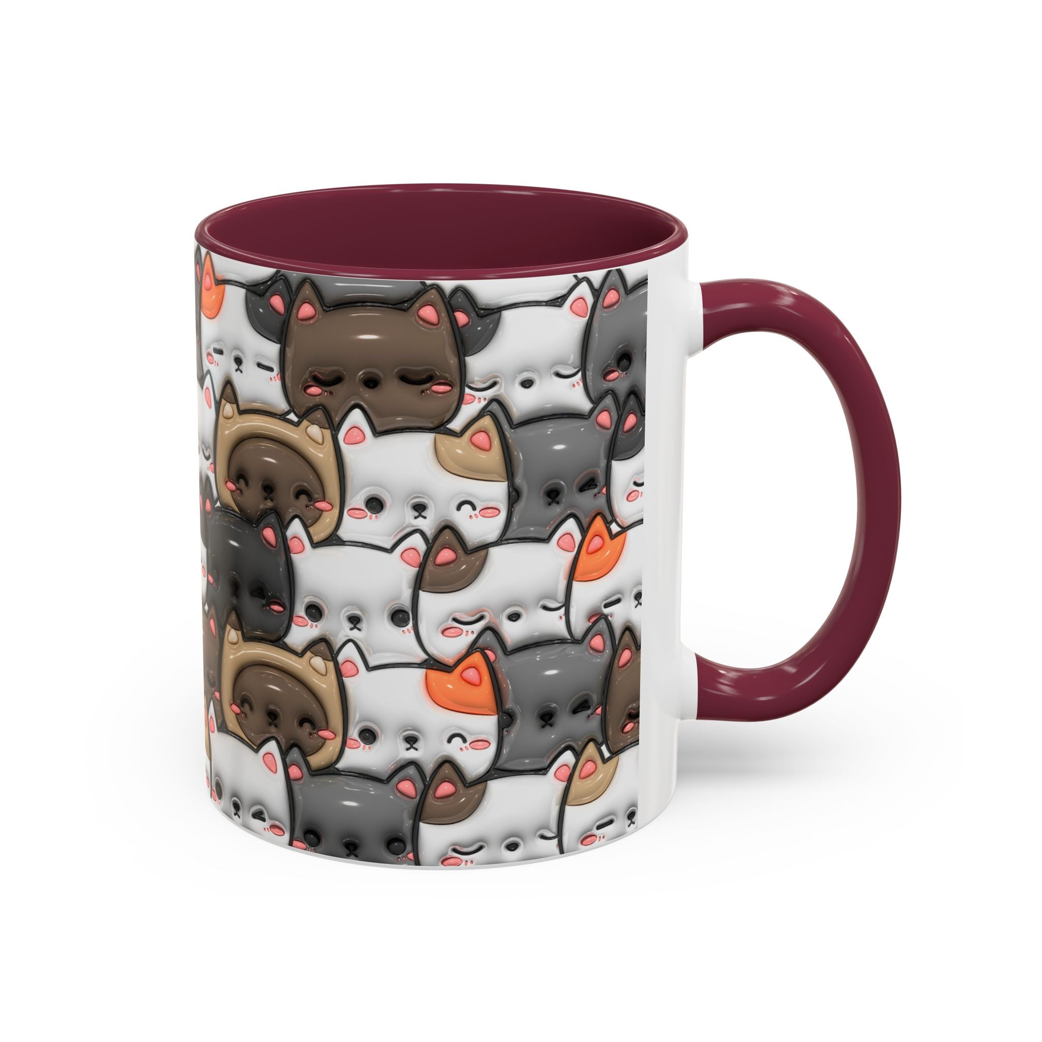 Colorful Cat Mugs - Cute Pet Lover Gift, Cat-Themed Coffee Cup, Cat Lover's Mug, Fun Kitchen Decor, Feline Art Drinkware