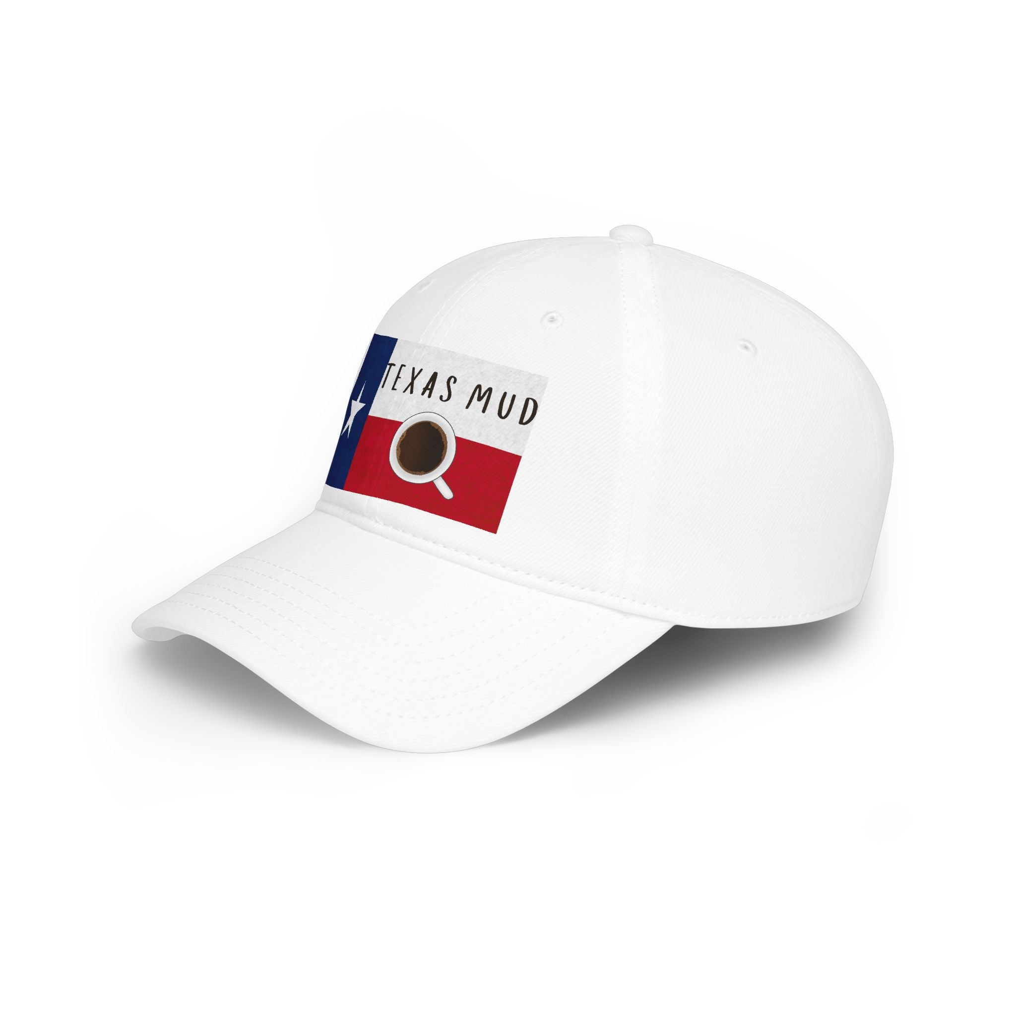 Texas Mud Coffee Flag Cap — Low Profile Baseball Hat