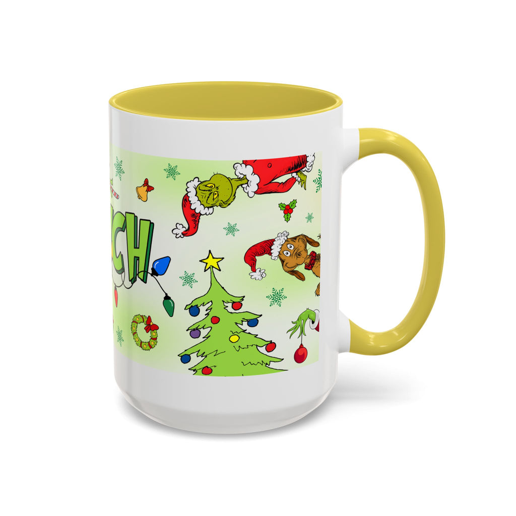 Whimsical The Grinch Mugs, Funny Holiday Gift, Christmas Coffee Cup, Festive Drinkware, Grinch Themed Mug