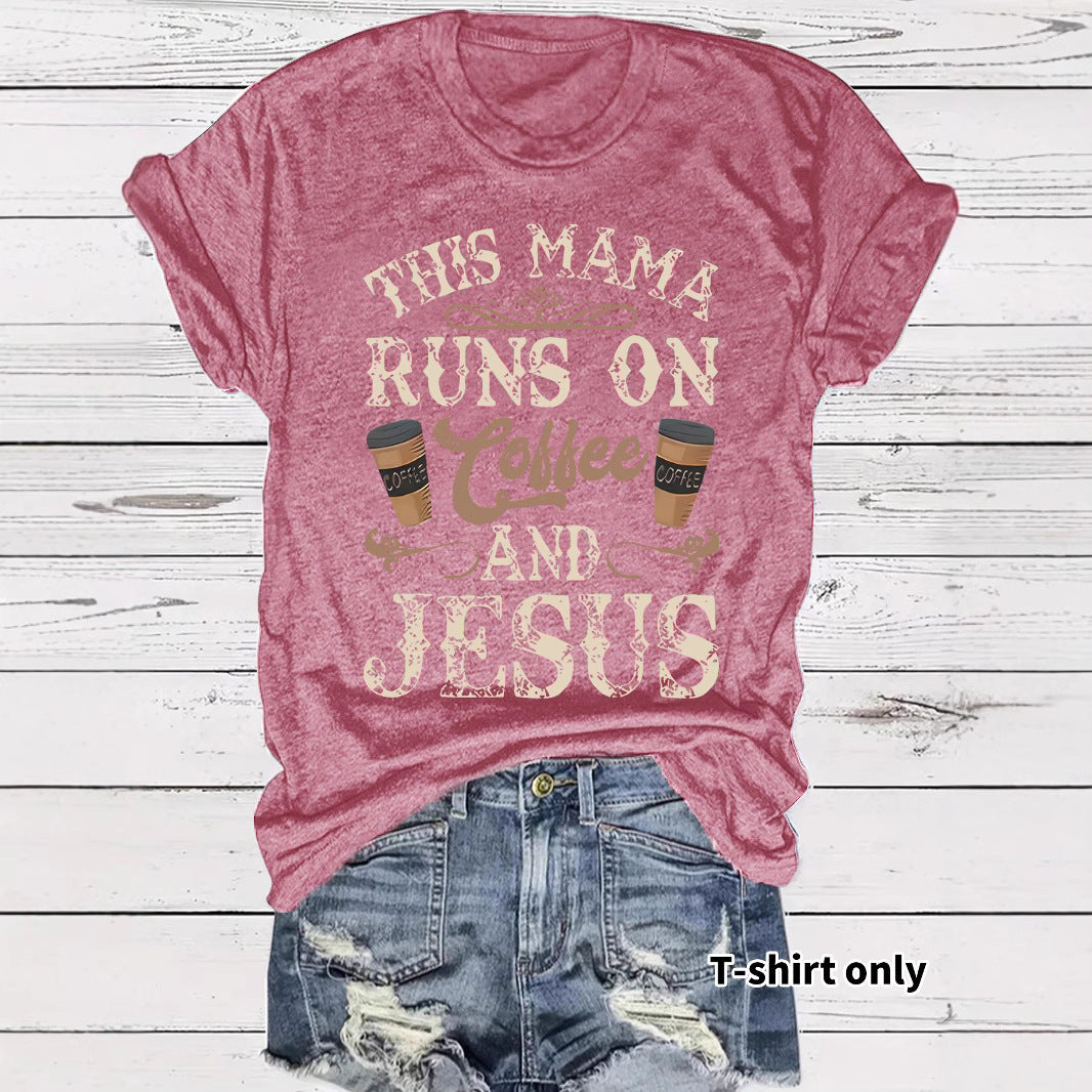 COFFEE printed short sleeved shirt
