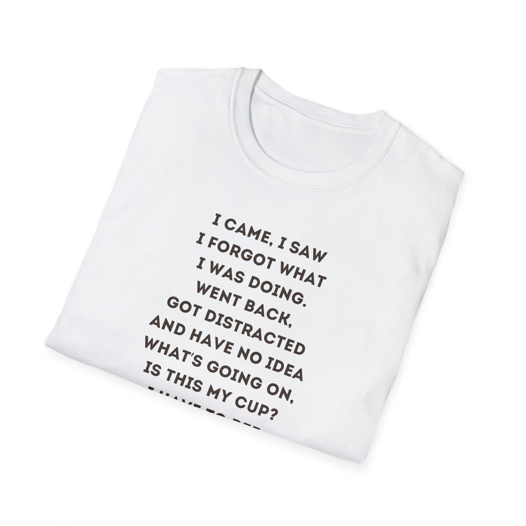Funny Forgetful Grandpa Quote T-Shirt | Cute Elderly Character Tee