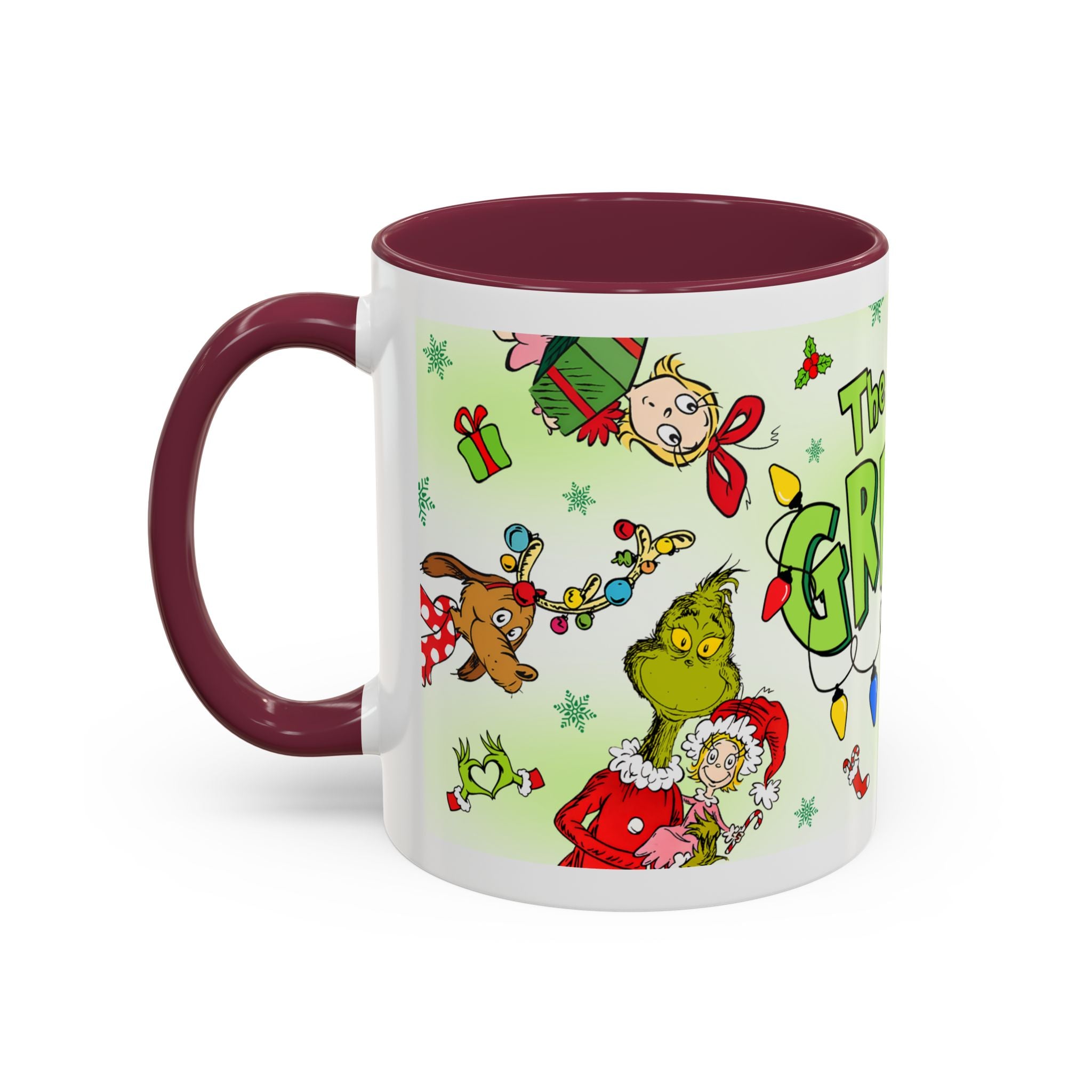 Whimsical The Grinch Mugs, Funny Holiday Gift, Christmas Coffee Cup, Festive Drinkware, Grinch Themed Mug