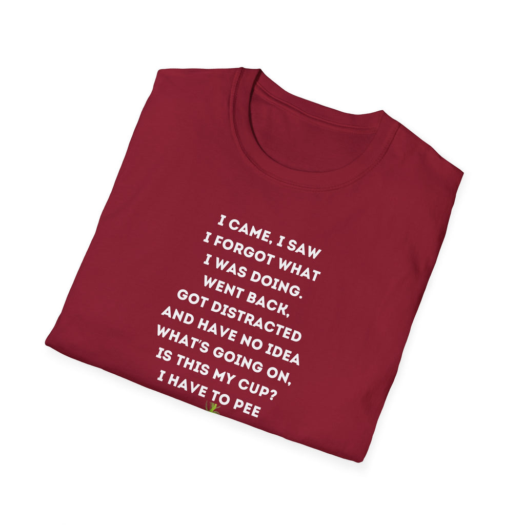 Forgetful Grinch Coffee T-Shirt | Funny Meme Holiday Tee