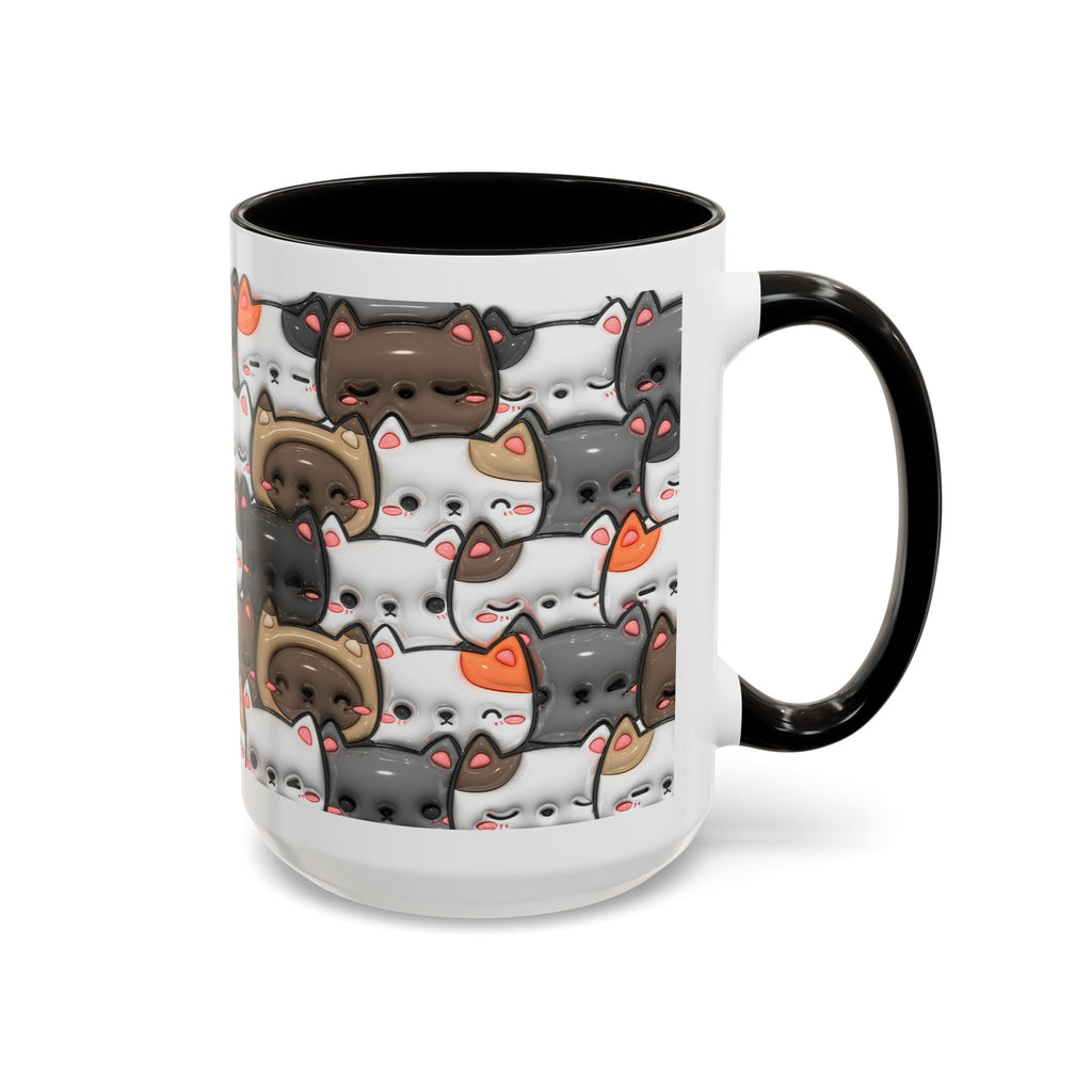 Colorful Cat Mugs - Cute Pet Lover Gift, Cat-Themed Coffee Cup, Cat Lover's Mug, Fun Kitchen Decor, Feline Art Drinkware