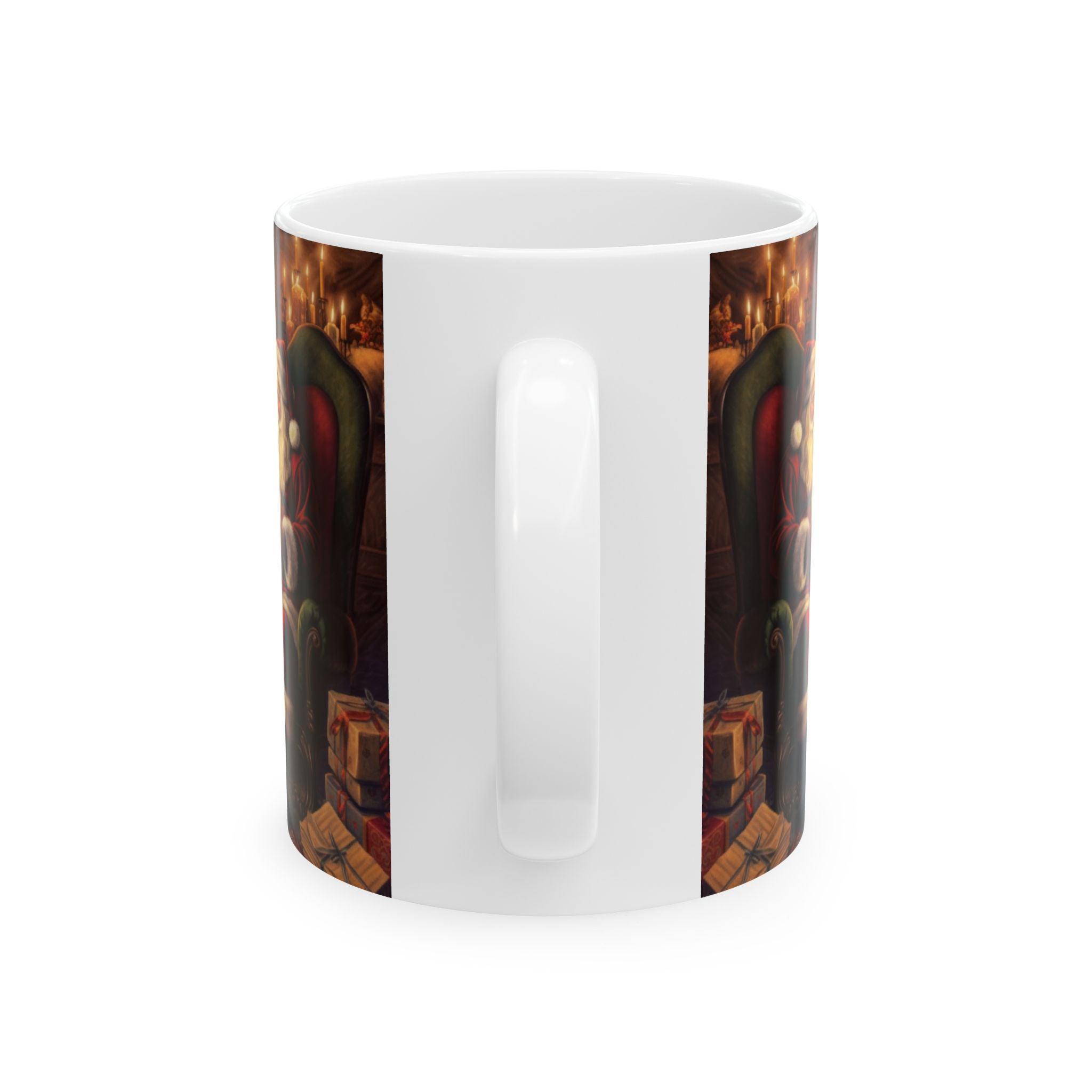 Santa Cozy Christmas Ceramic Mug - Perfect for Warm Drinks, Christmas Gift, Winter Decor, Coffee Lover, Seasonal Mug