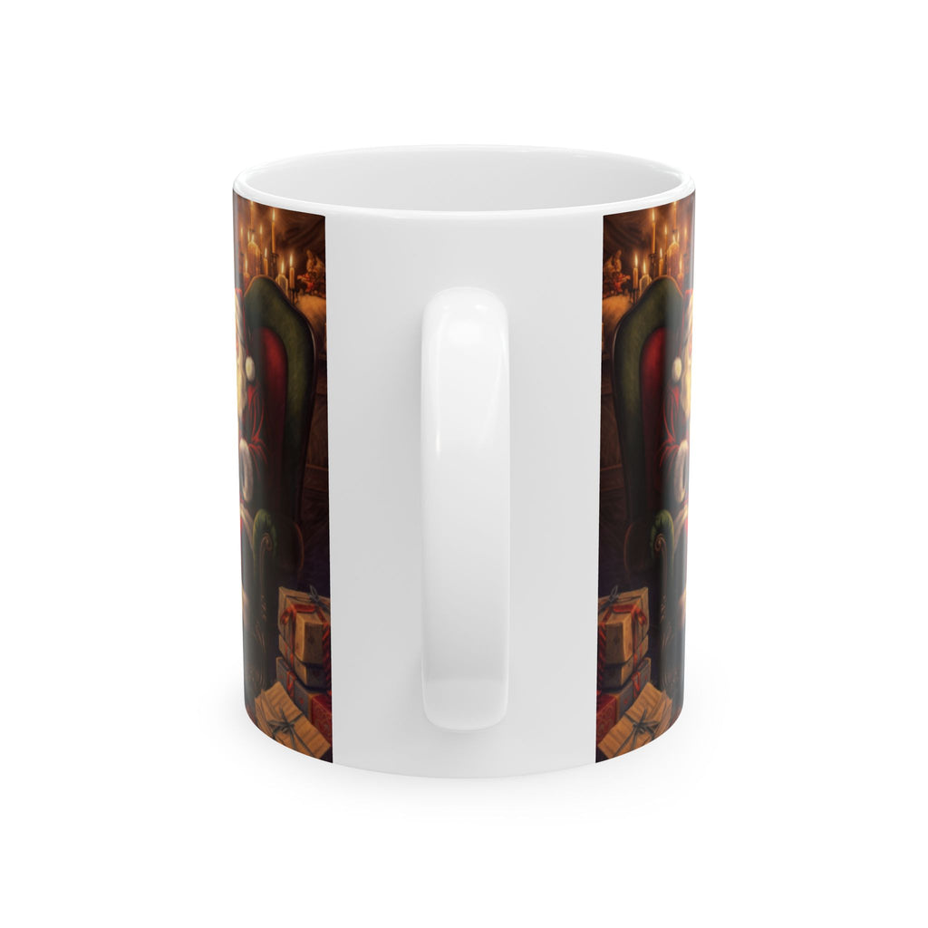 Santa Cozy Christmas Ceramic Mug - Perfect for Warm Drinks, Christmas Gift, Winter Decor, Coffee Lover, Seasonal Mug