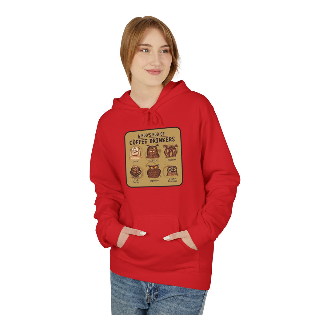 Coffee Drinkers Chart Hoodie | Coffee Types Illustration, Retro Cafe Design