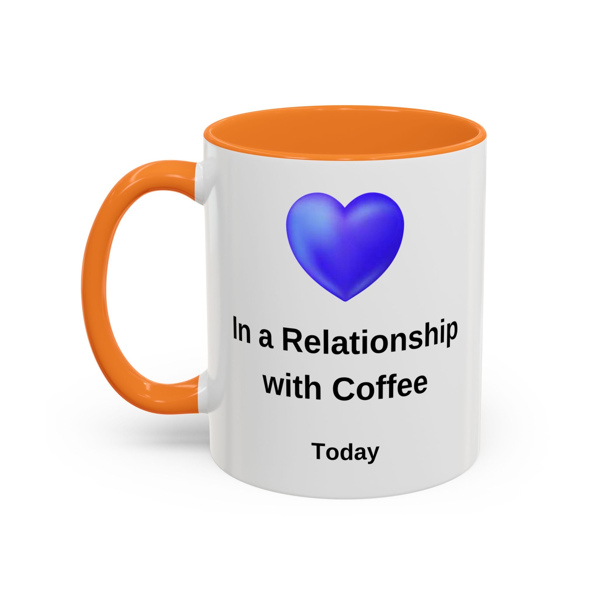 Coffee Lover Mug, Funny Coffee Cup Gift, Relationship with Coffee, Colorful Ceramic Mug, Coffee Addict Mug, Coffee Gift for Her, Coffee Mug